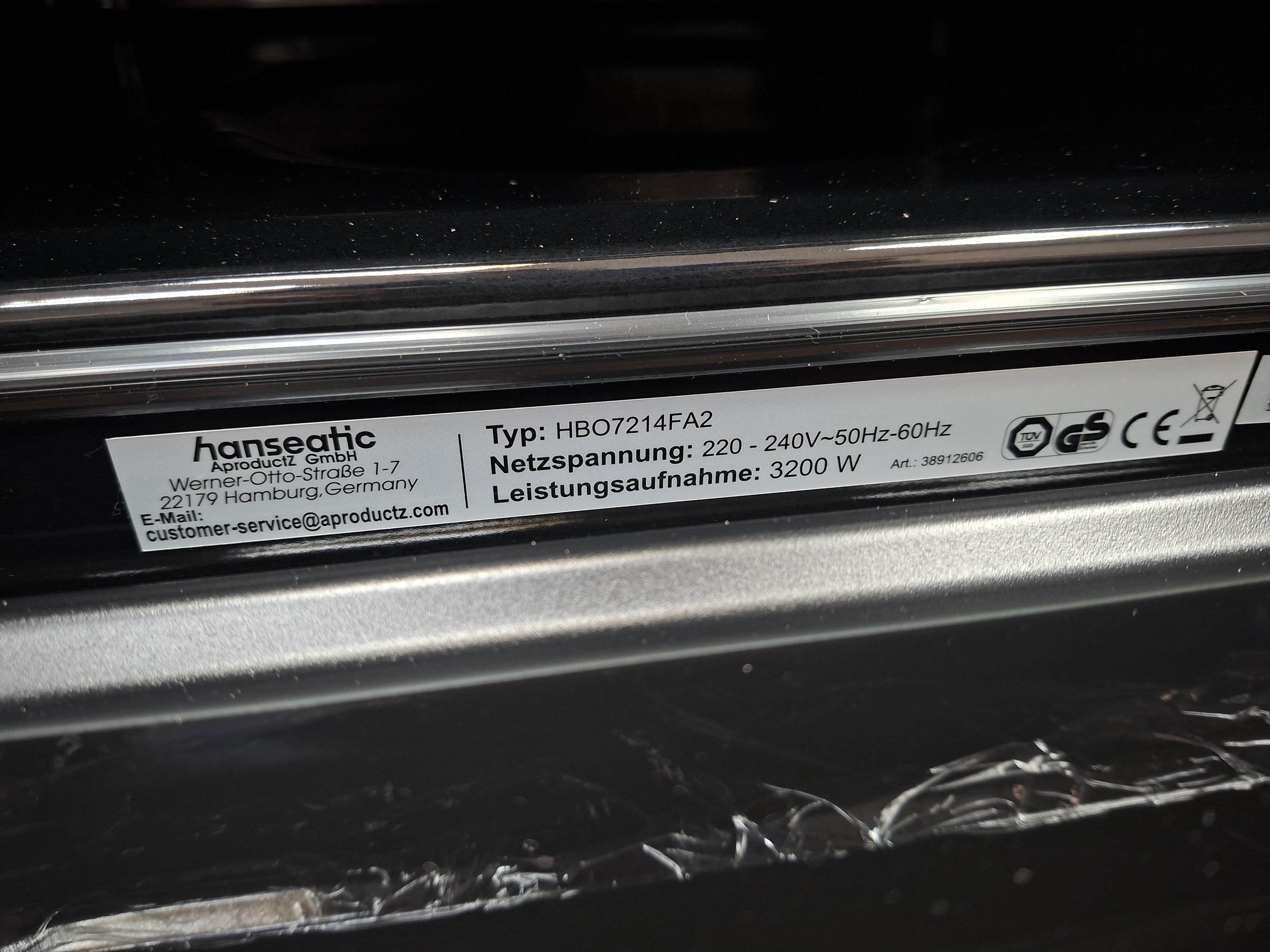 Ugradna Rerna Hanseatic HBO7214FA2 , 72L