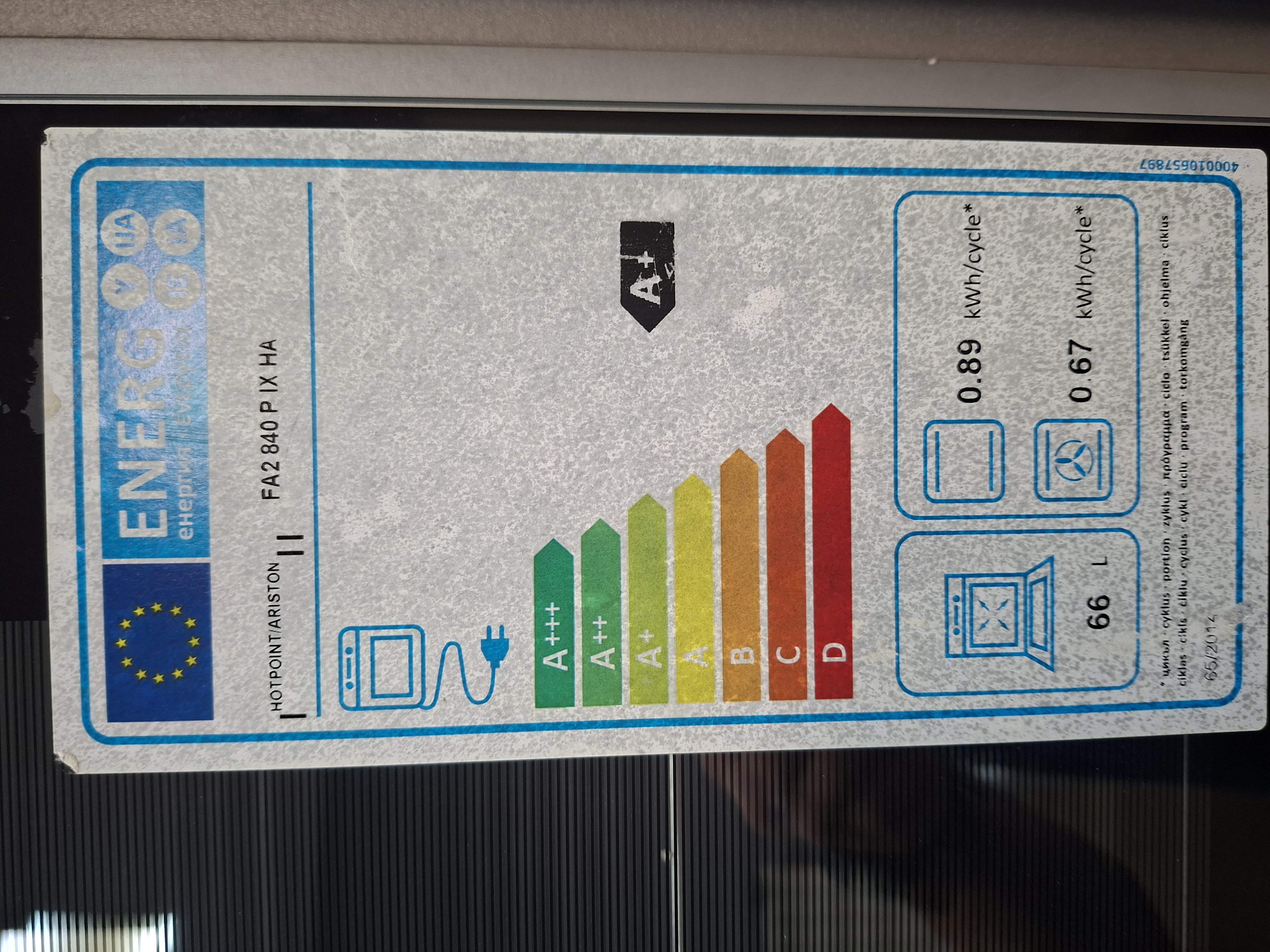 Ugradna Rerna Hotpoint Ariston FA2 840 P IX HA