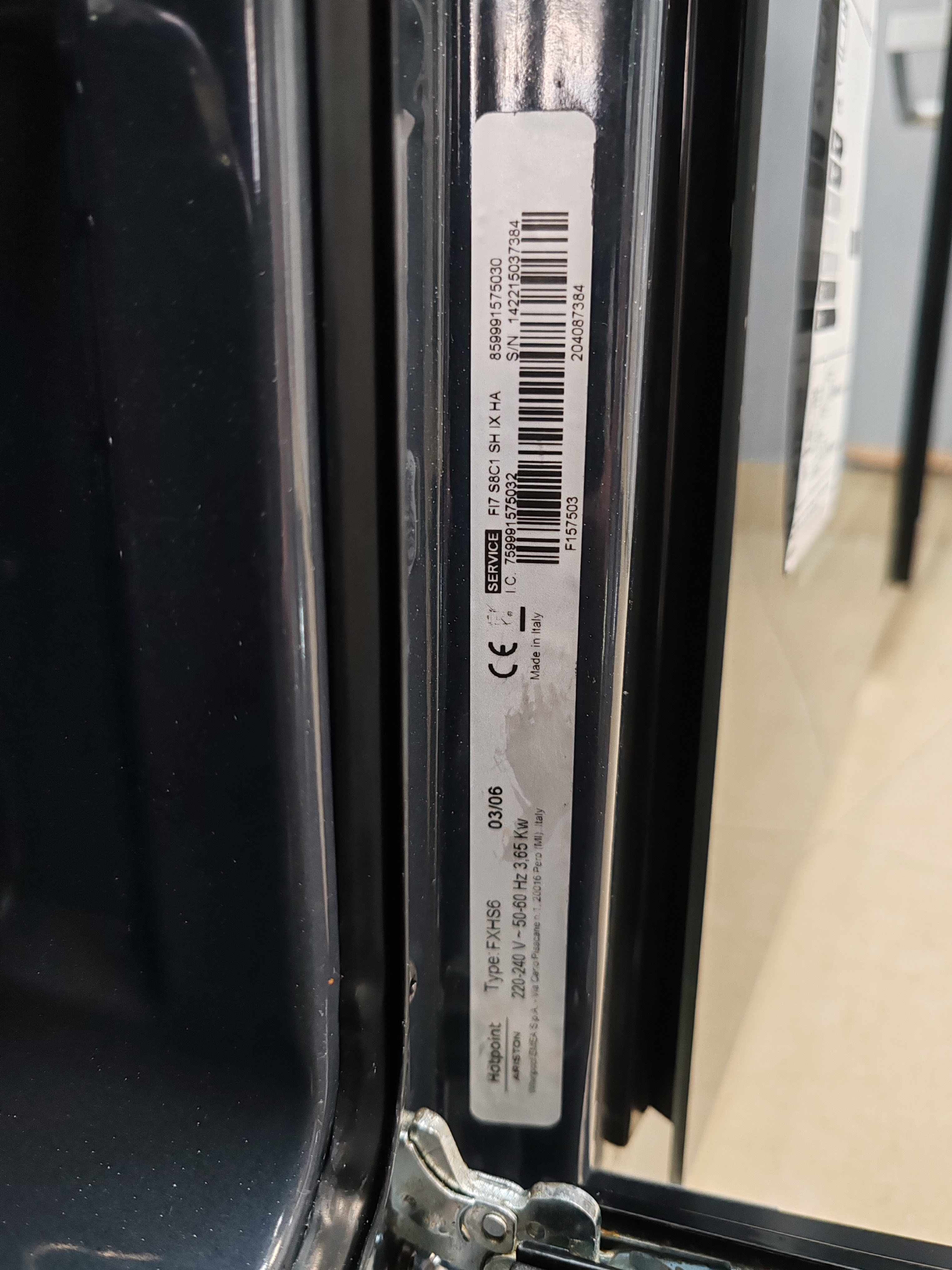 Ugradna Rerna Hotpoint Ariston FI7 S8C1 SH IX HA, 73L