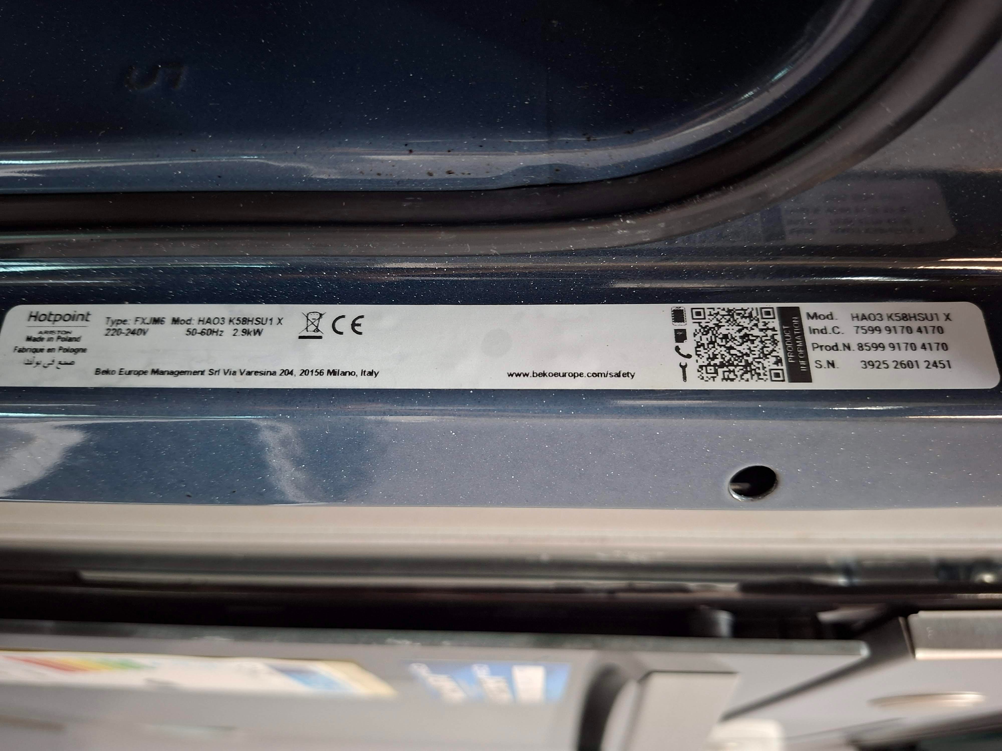 Ugradna rerna Hotpoint Ariston HAO3 K58HSU1 X