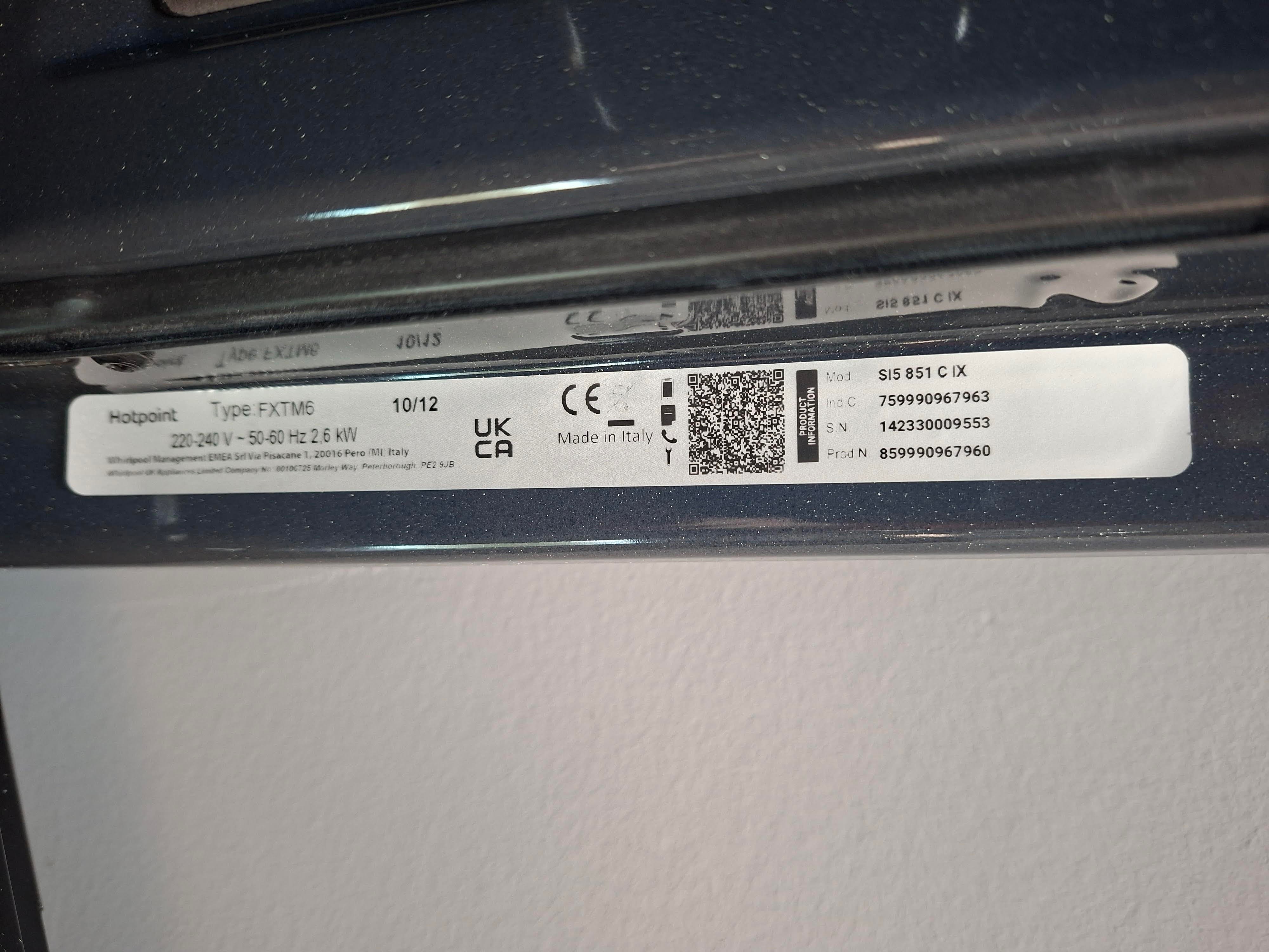 Ugradna Rerna Hotpoint Ariston SI5 851 C IX , 71L