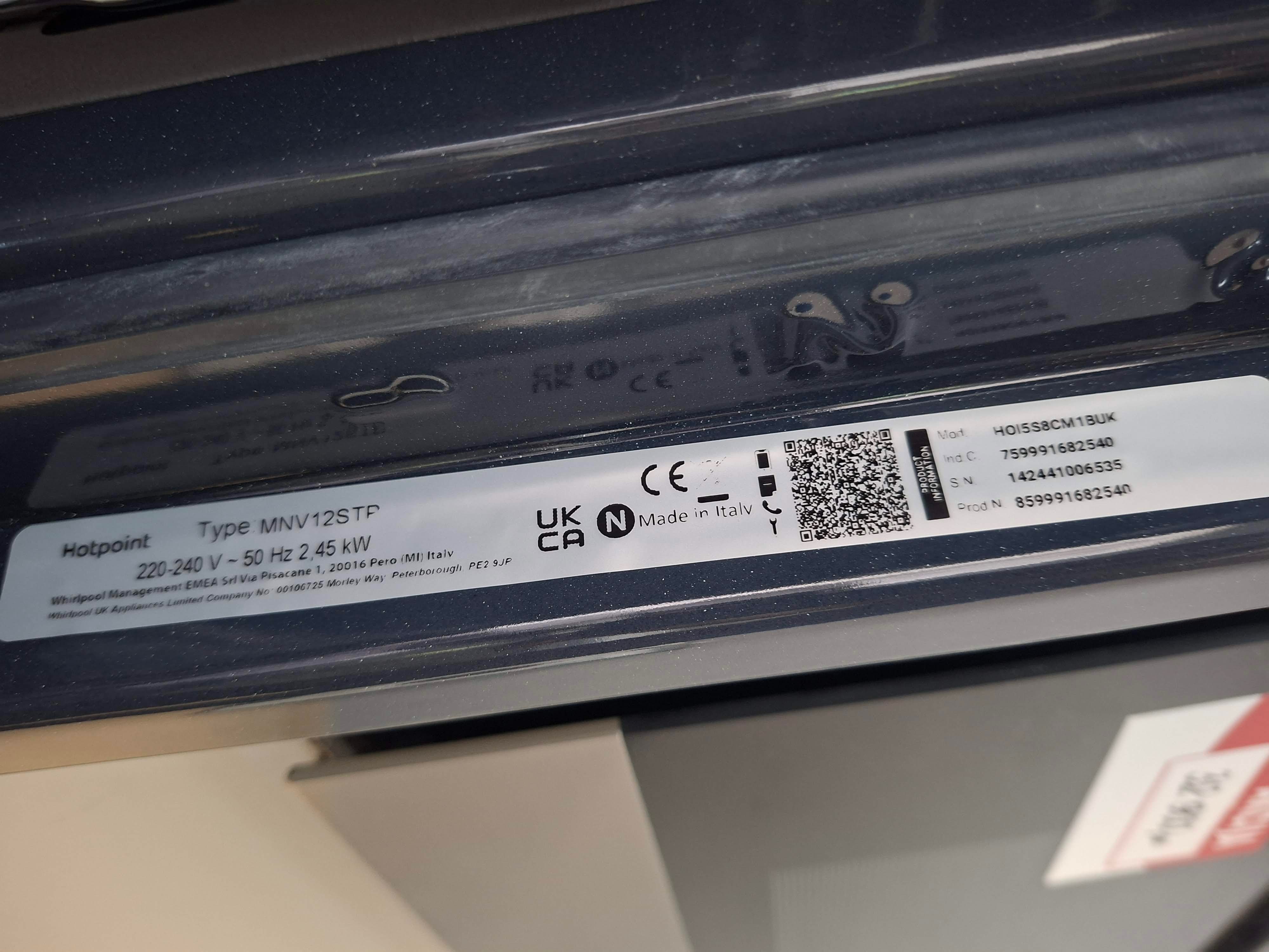 Ugradna Rerna Hotpoint HOI5S8CM1BUK, 