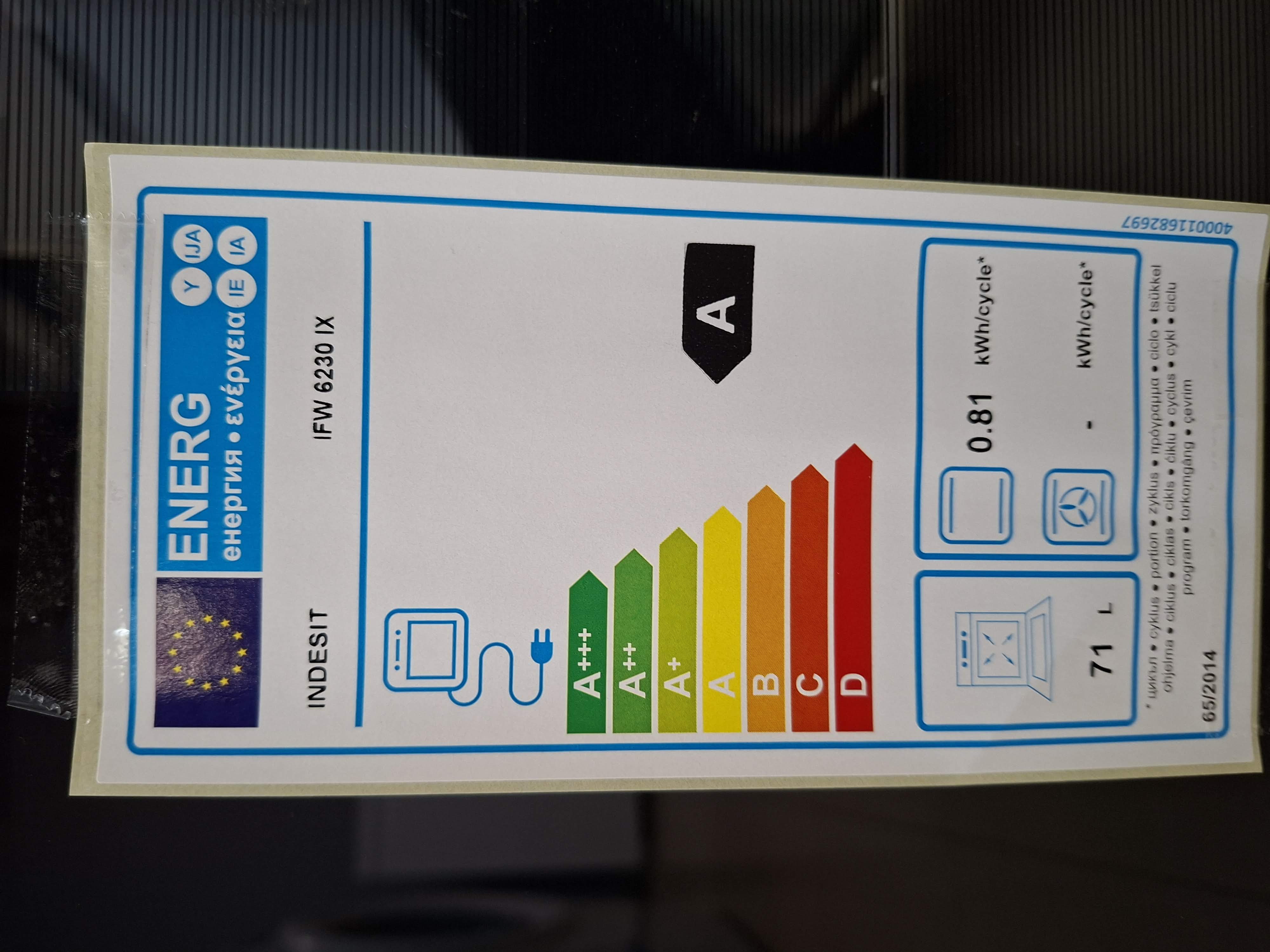 Ugradna Rerna Indesit IFW 6230 IX, 71L