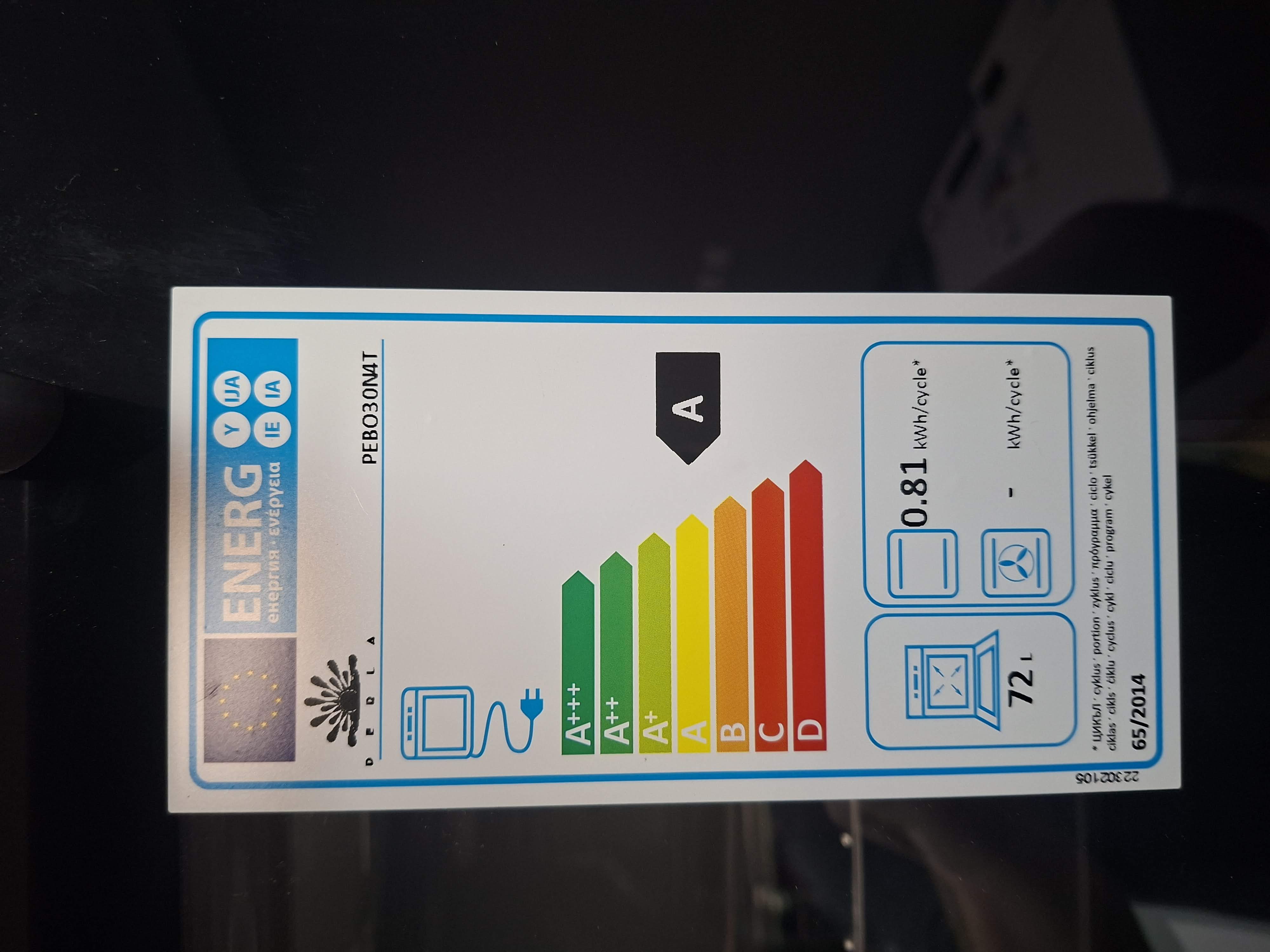 Ugradna Rerna Perla PEBO30N4T . 72L