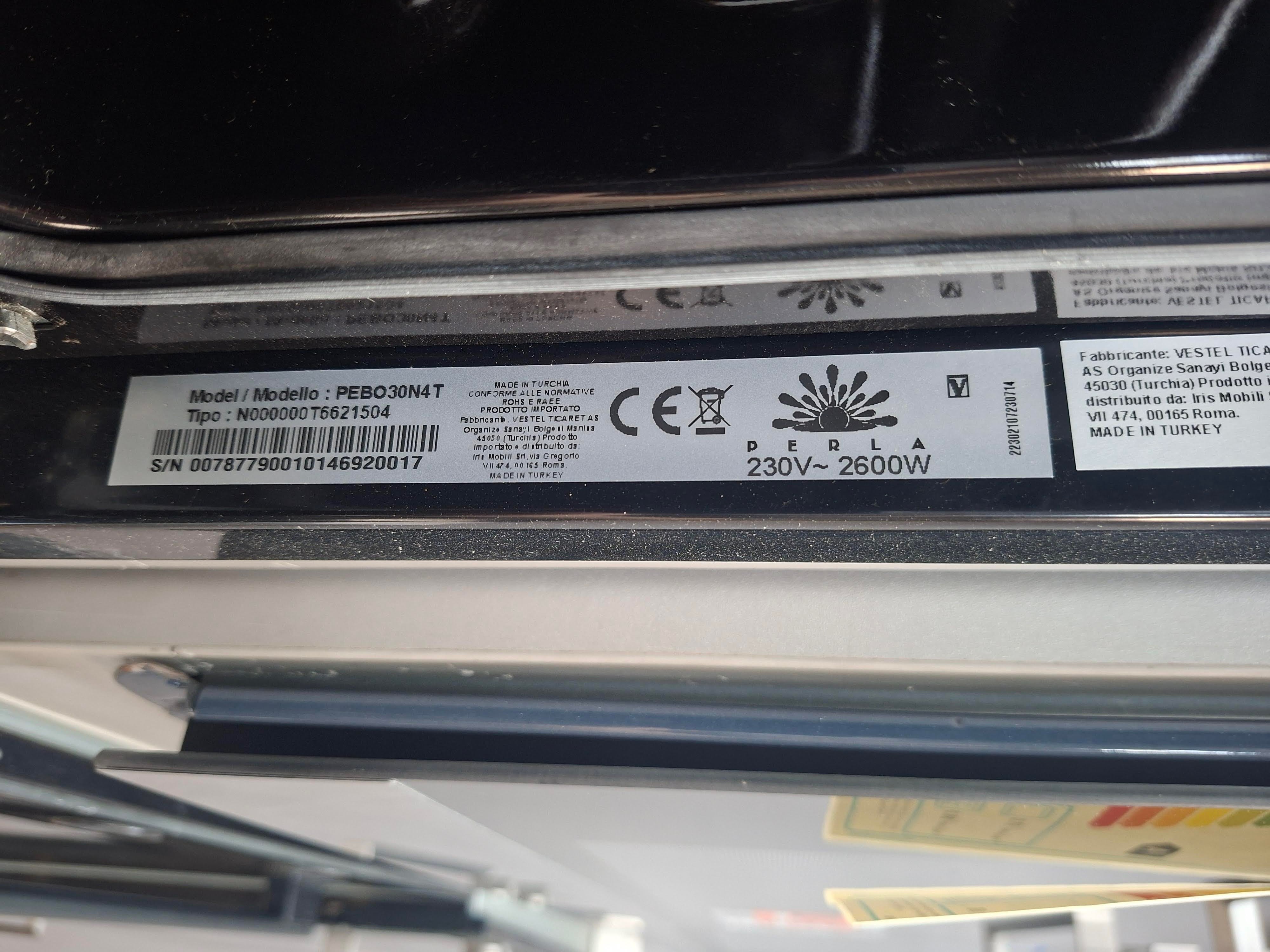 Ugradna Rerna Perla PEBO30N4T . 72L