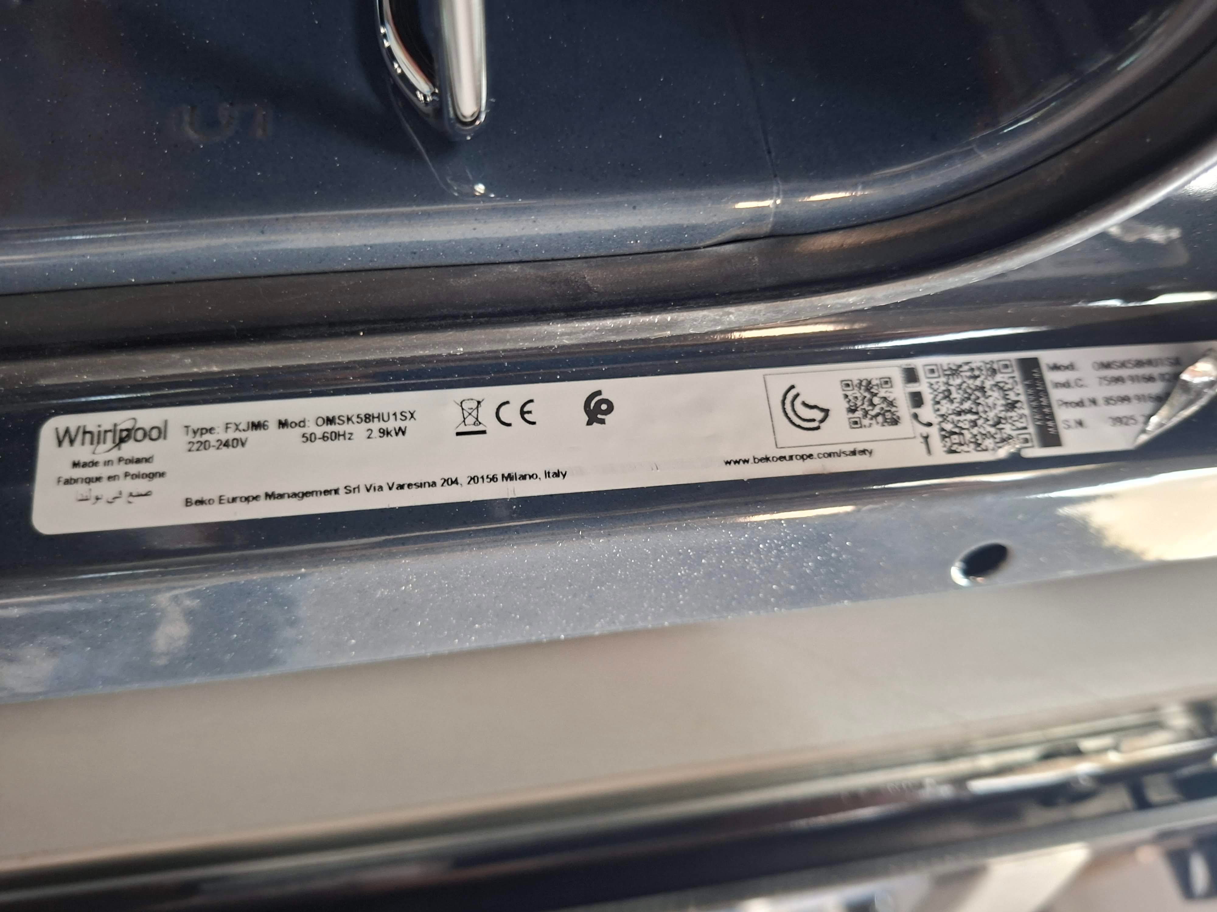 Ugradna Rerna Whirlpool OMSK58HU1SX , 71L