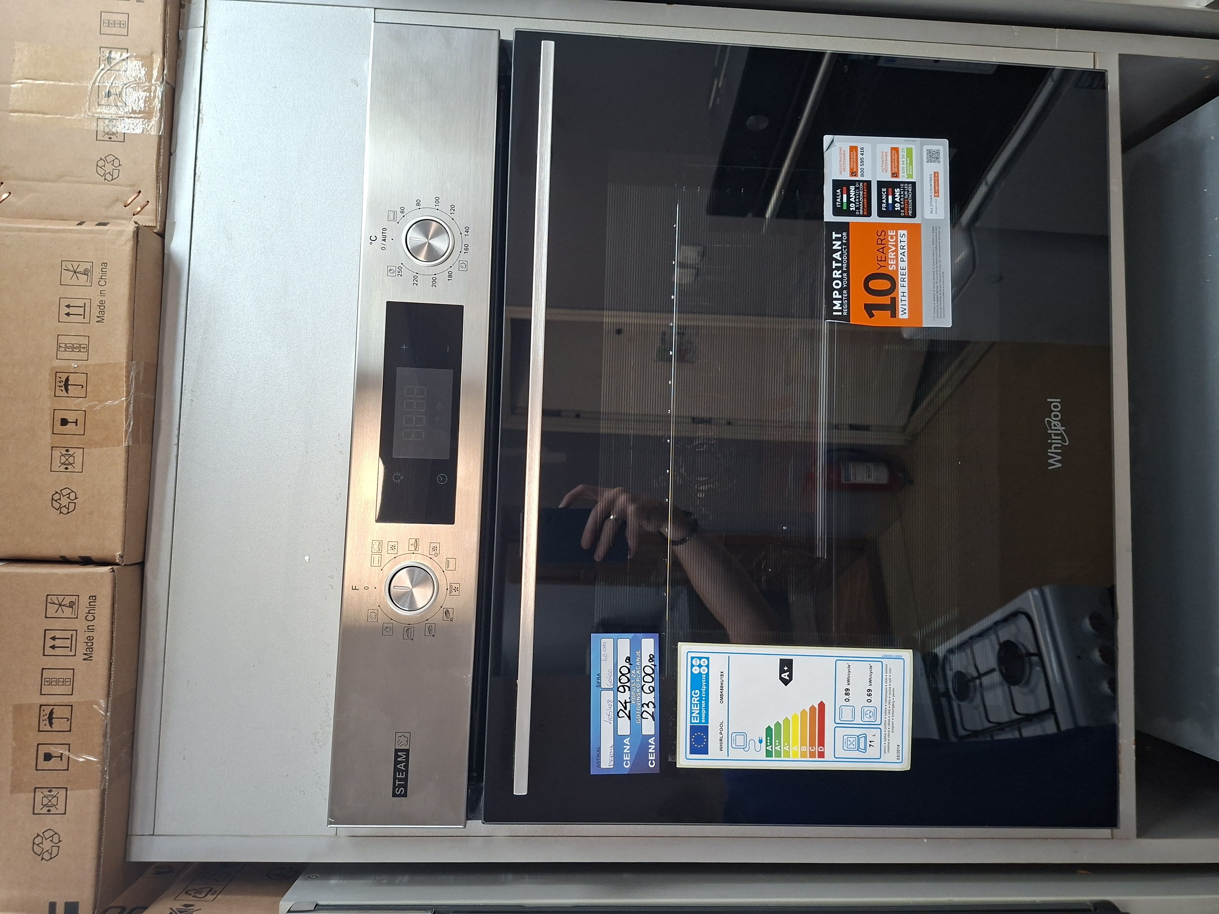 Ugradna Rerna Whirlpool OMSK58HU1SX , 71L