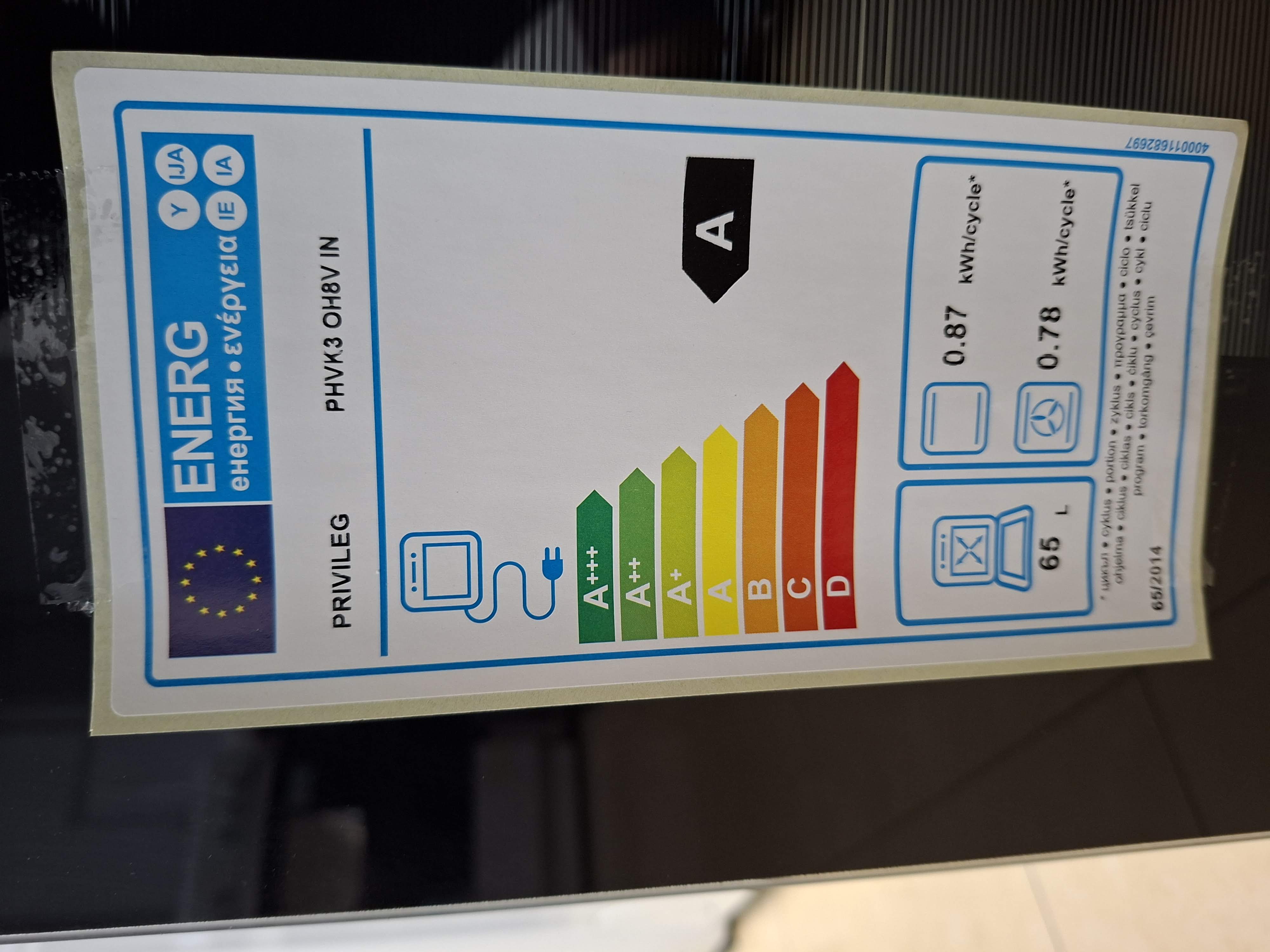 Ugradna SET (Rerna+Ploča) Privileg PHVK3 OH8V2 IN+PCTHR 6042 NE, 65 litara