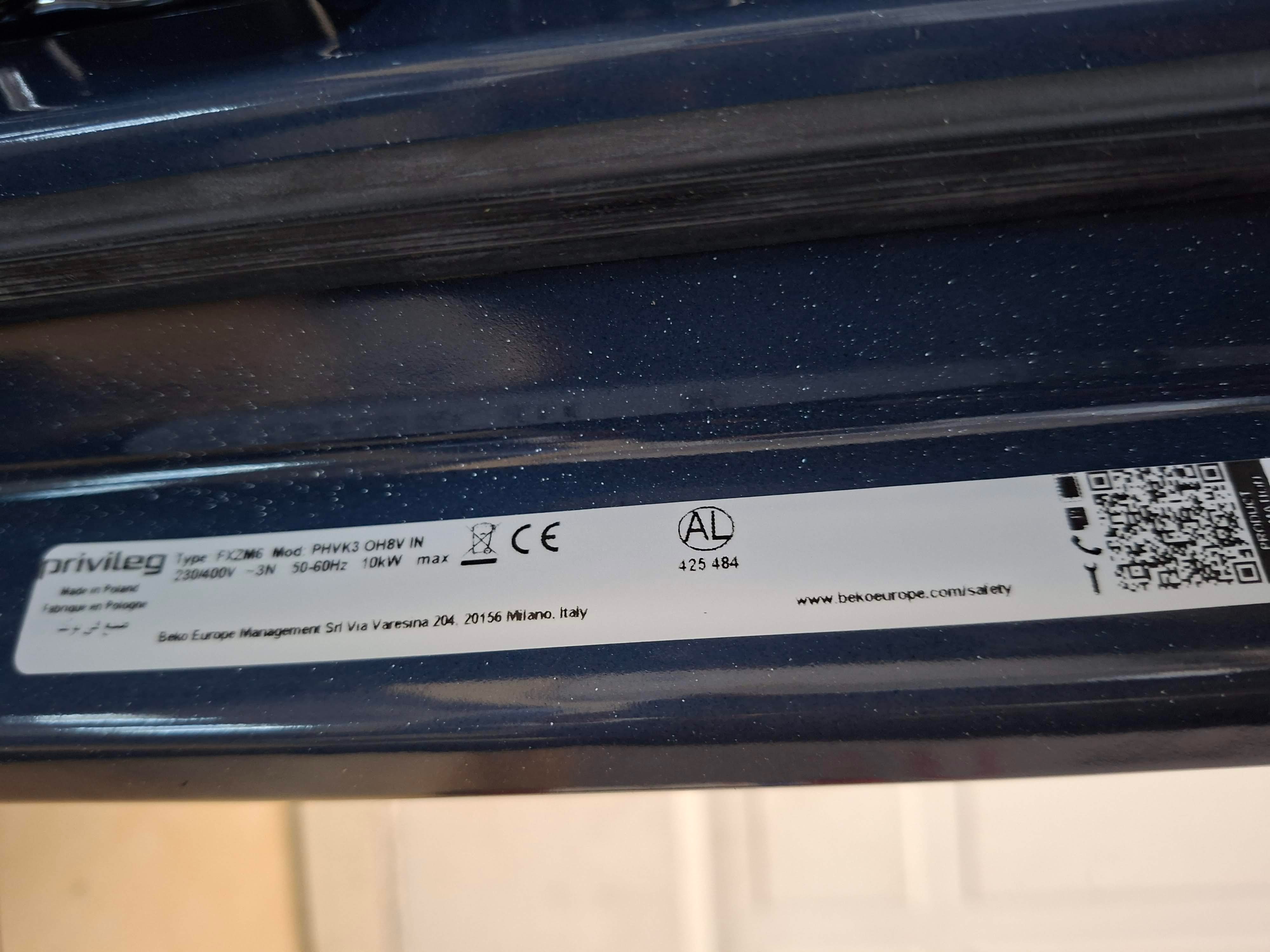 Ugradna SET (Rerna+Ploča) Privileg PHVK3 OH8V2 IN+PCTHR 6042 NE, 65 litara