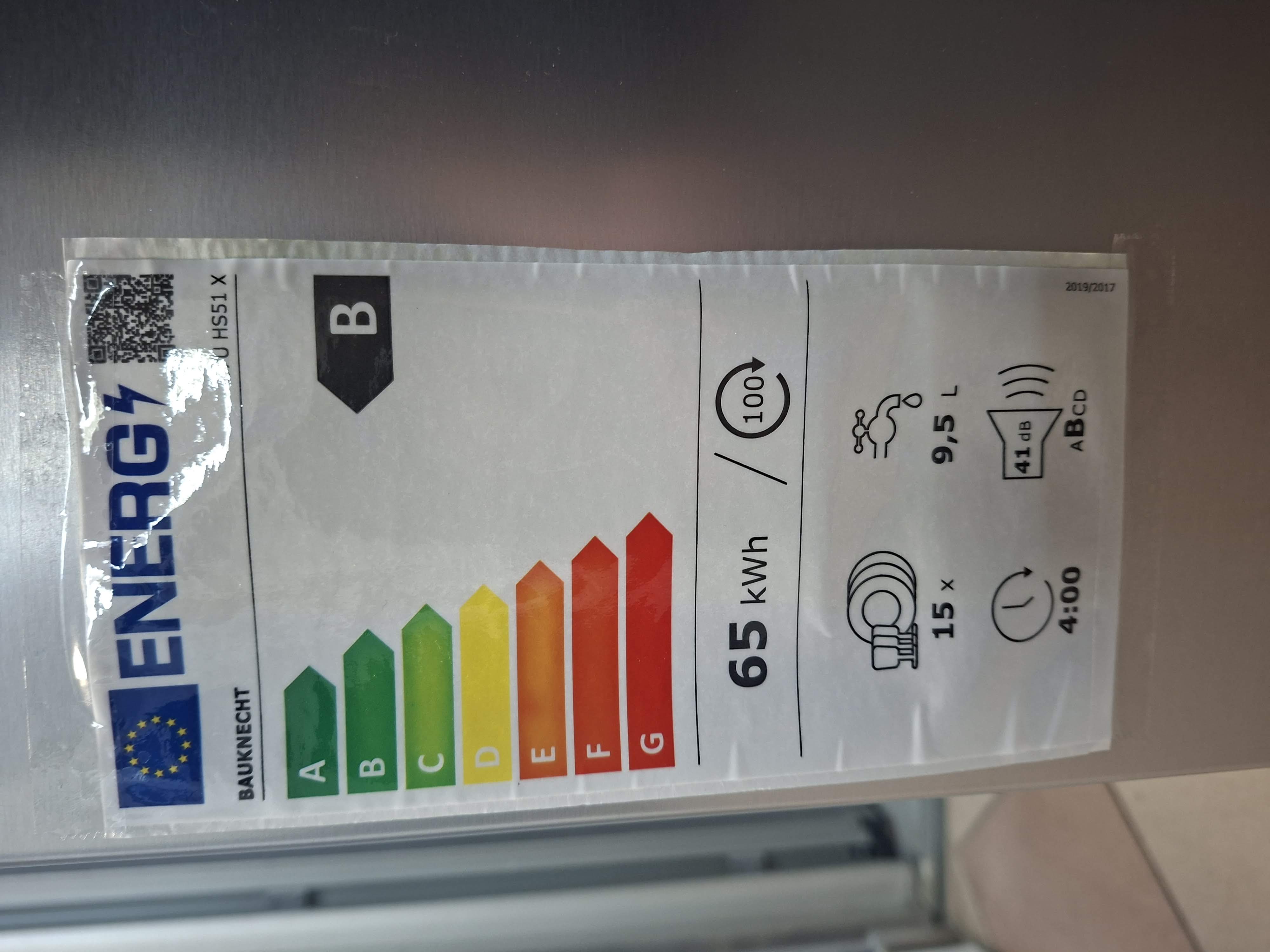 Ugradna Sudo mašina Bauknecht B7U HS51 X, 15 kompleta