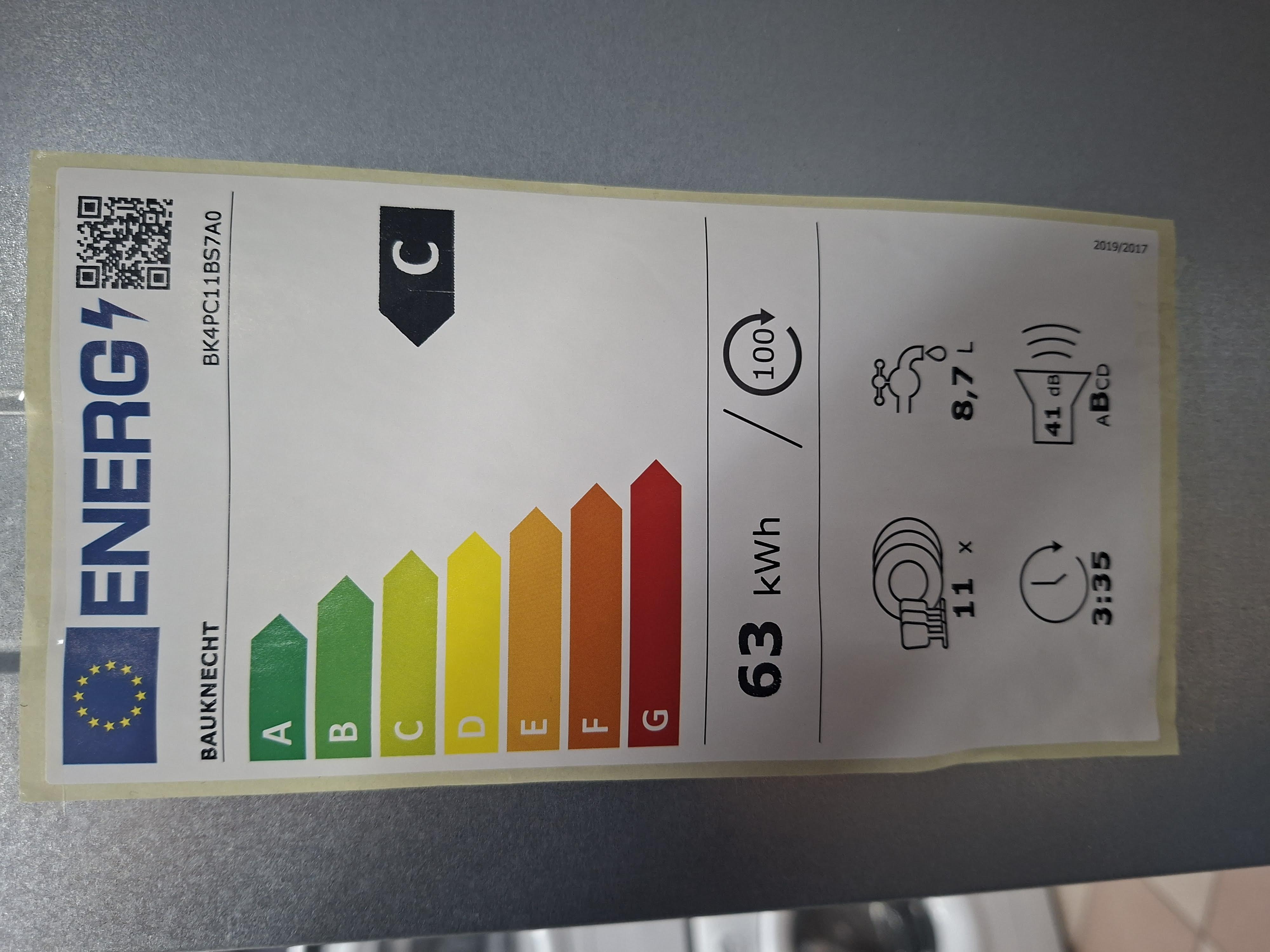 Ugradna Sudo mašina Bauknecht BK4PC11BS7A , 11 kompleta