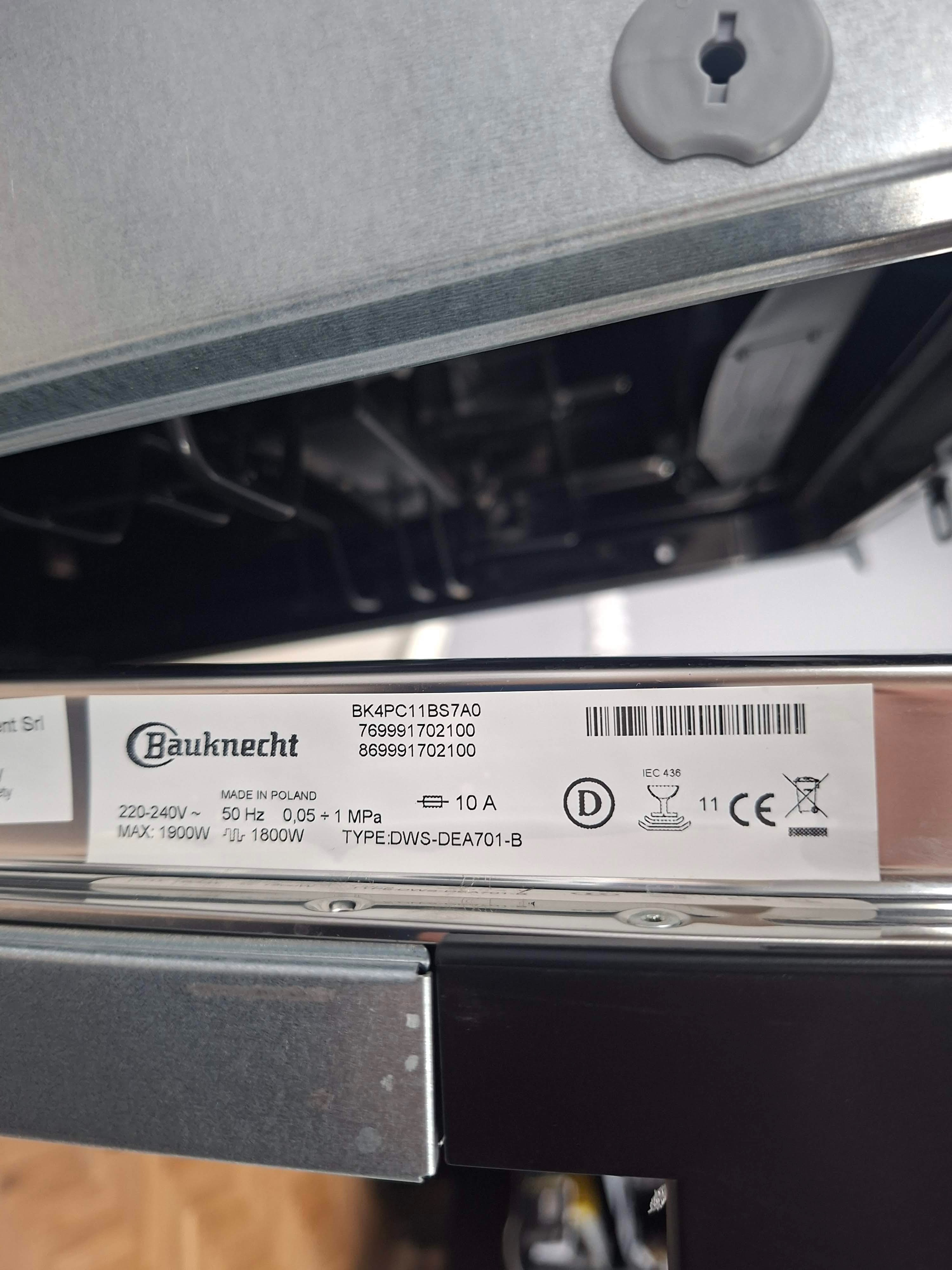 Ugradna Sudo mašina Bauknecht BK4PC11BS7A , 11 kompleta