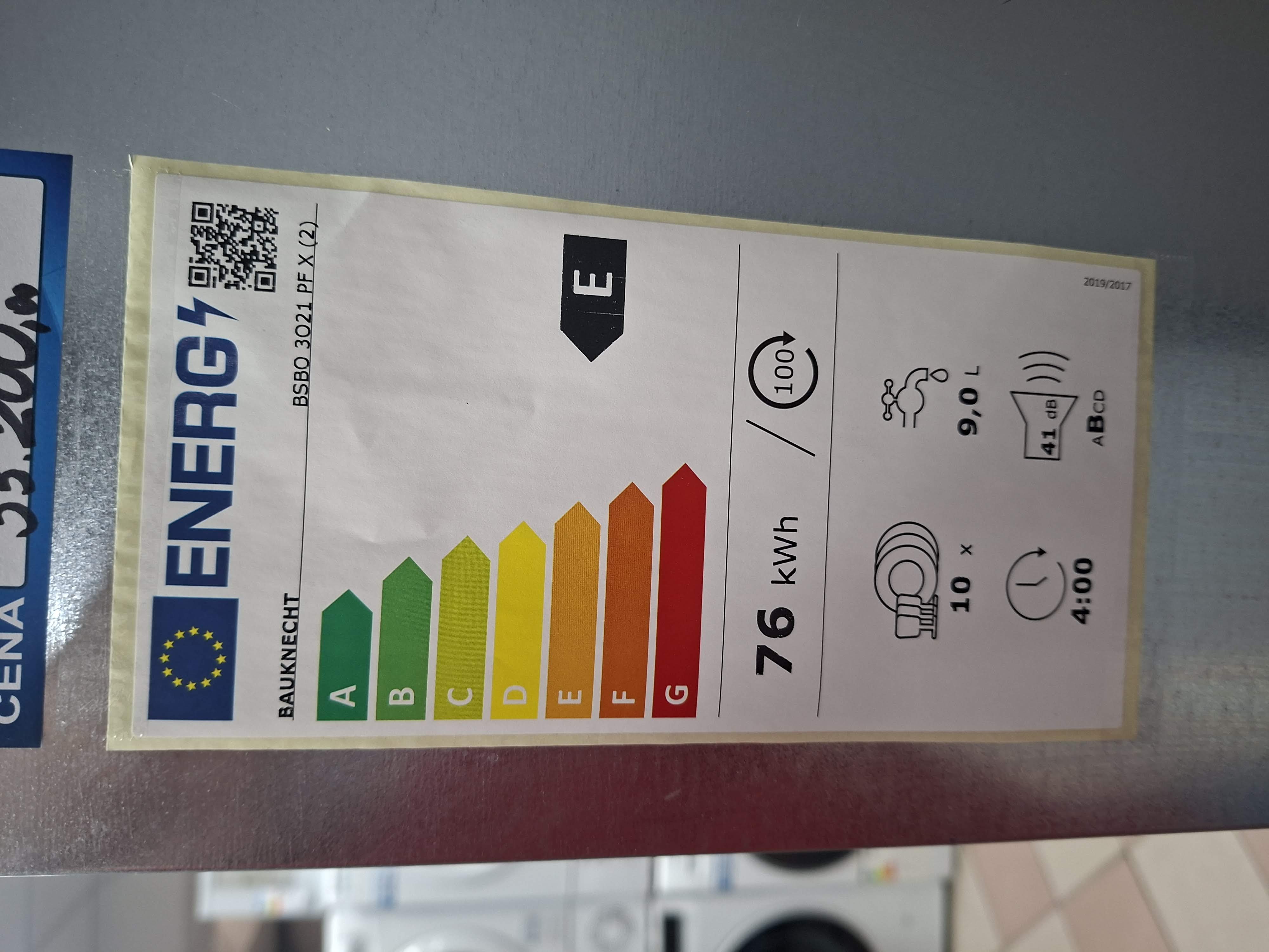 Ugradna Sudo mašina Bauknecht BSBO 3O21 PF X  , 10 kompleta