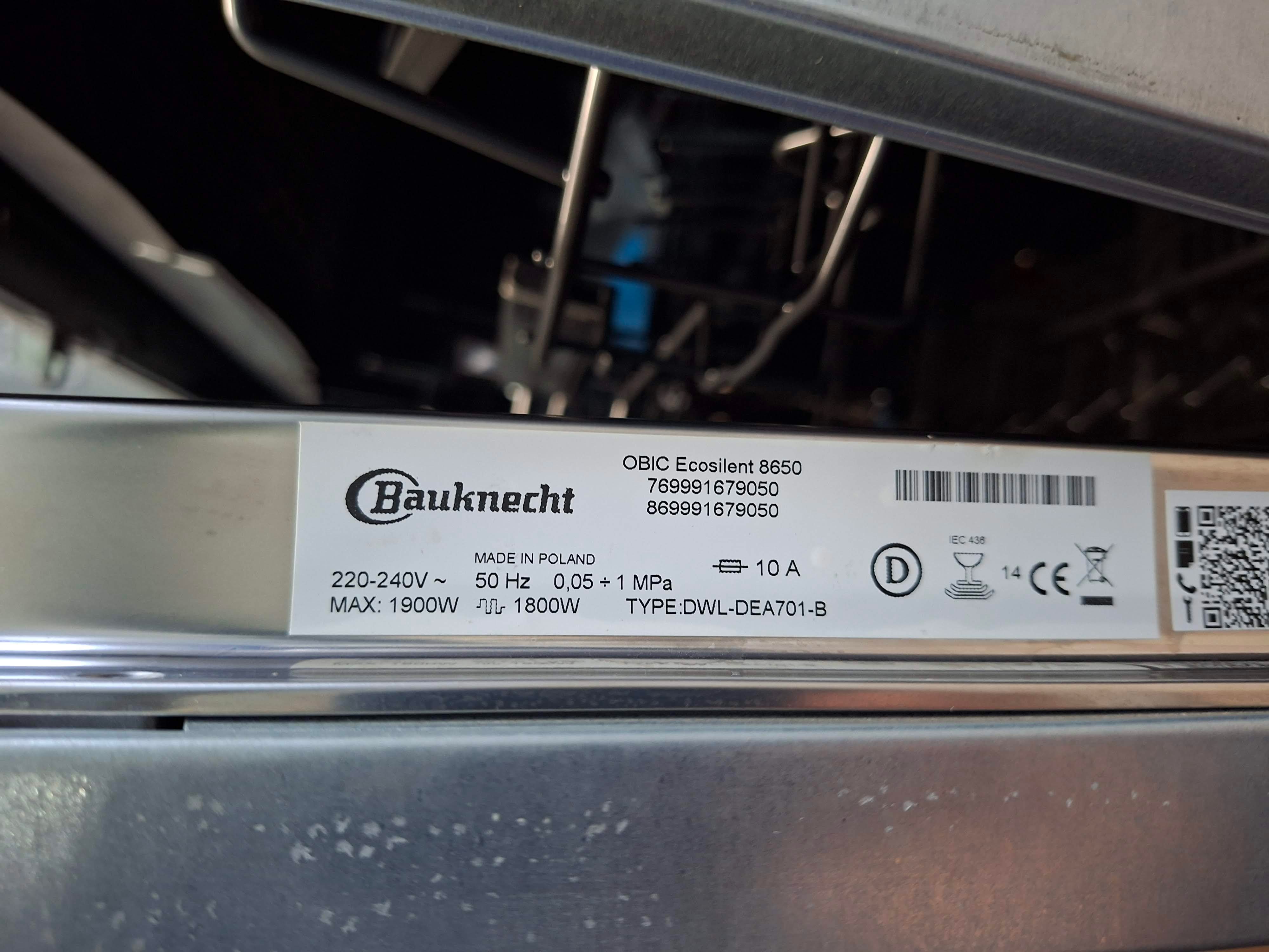 Ugradna Sudo mašina Bauknecht OBIC Ecosilent 8650