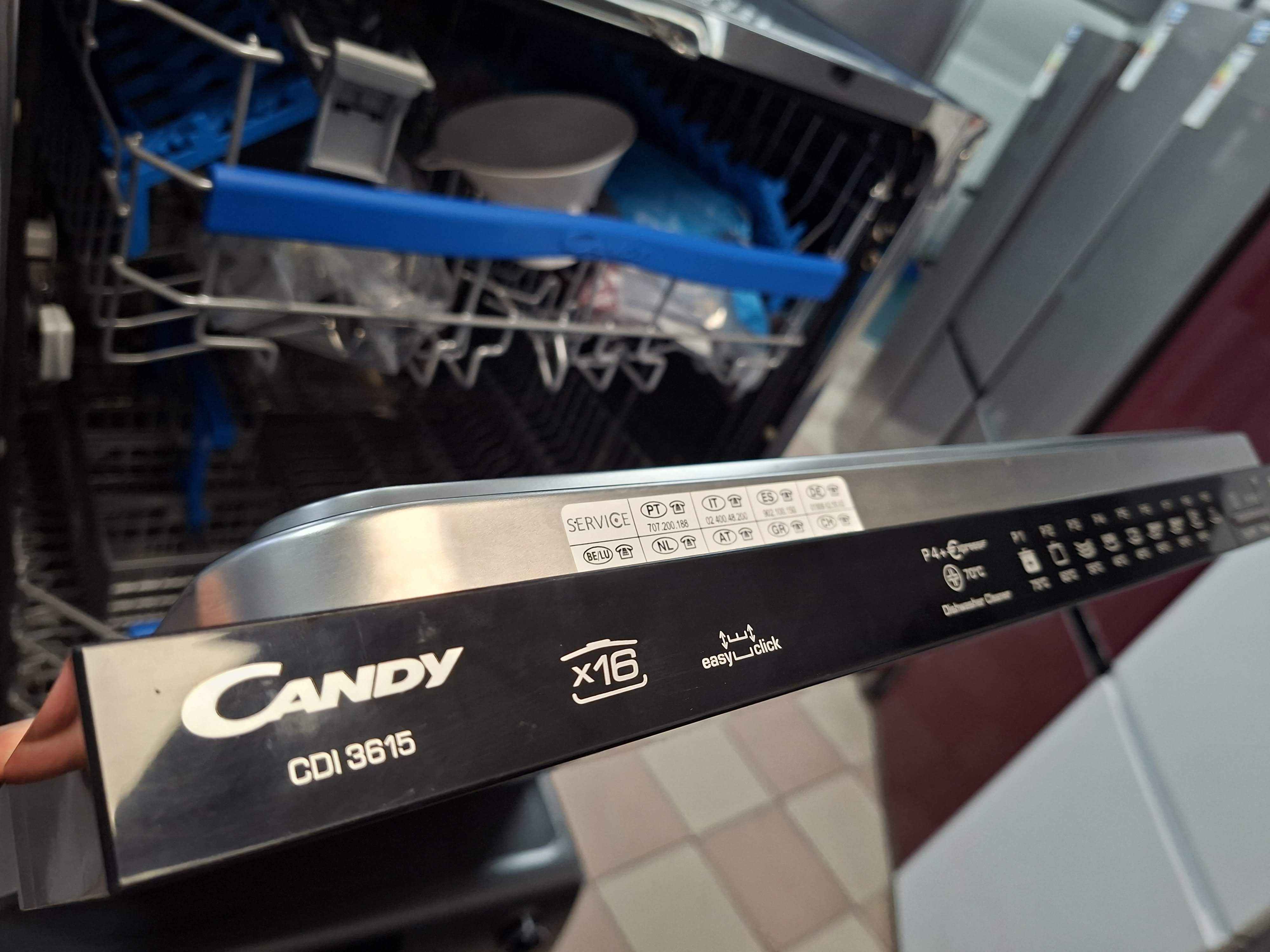 Ugradna sudo mašina Candy CDI 3615/T, 16 kompleta