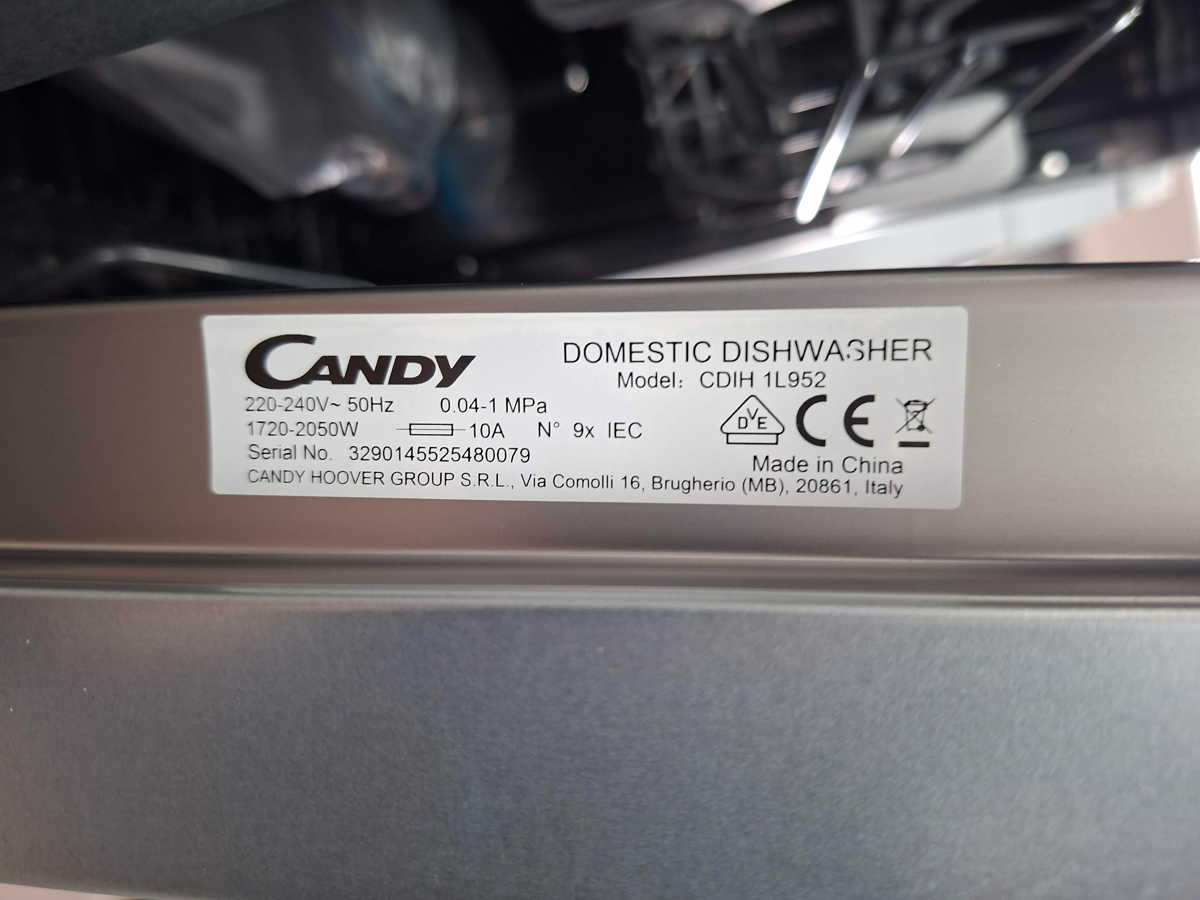 Ugradna sudo mašina Candy CDIH 1L952, 9 kompleta