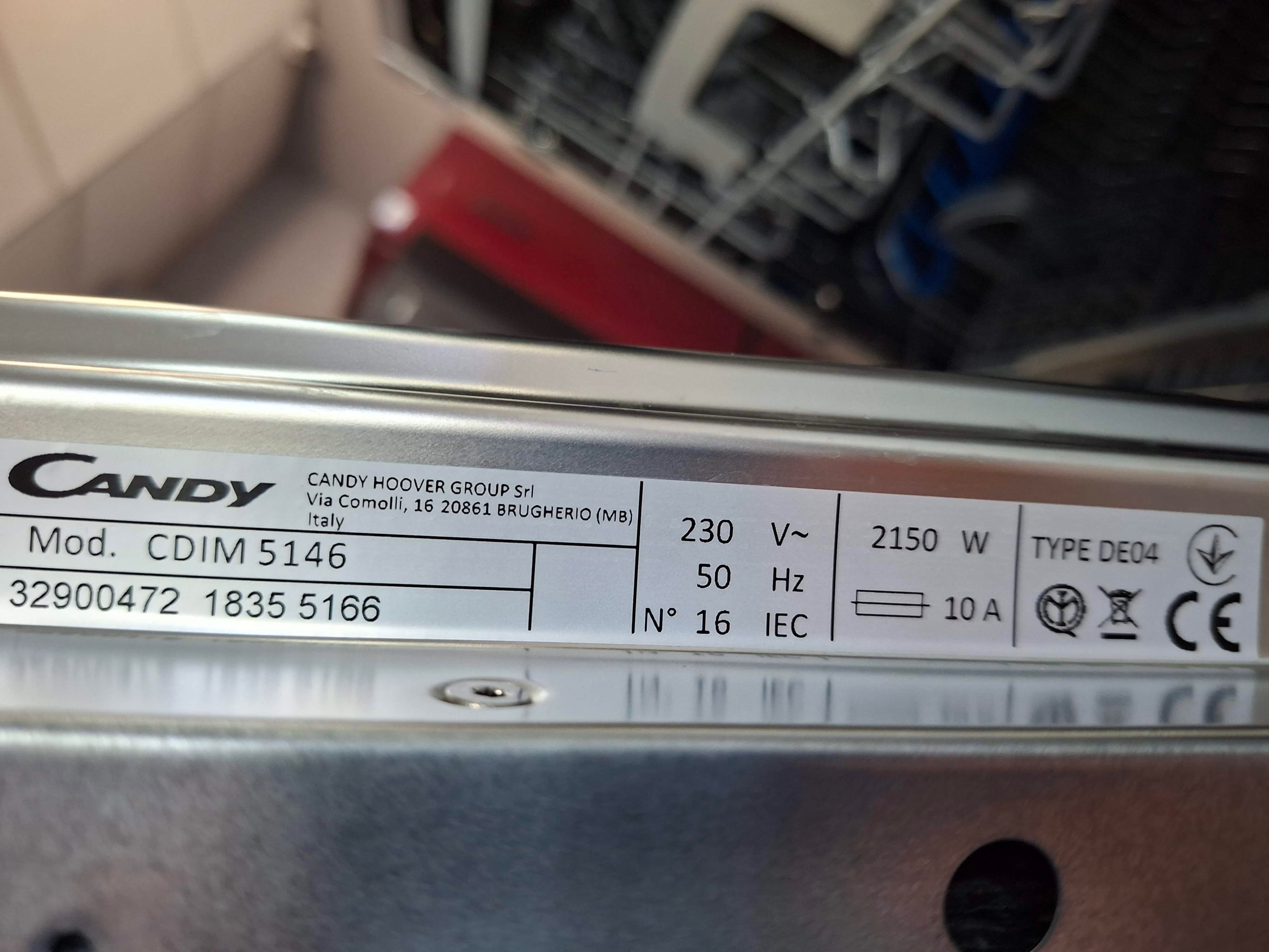 Ugradna Sudo mašina Candy CDIM 5146 , 16kompleta