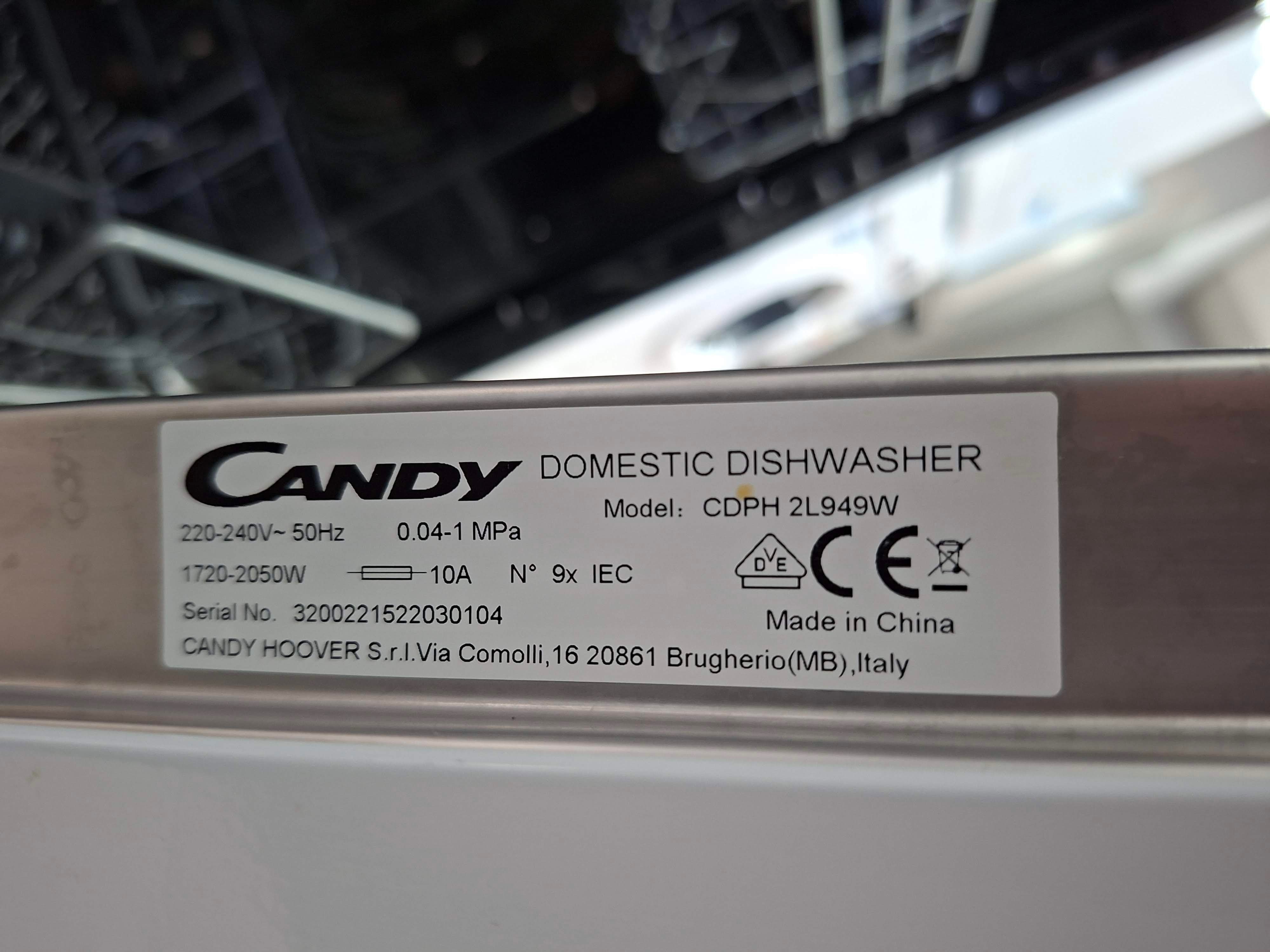 Ugradna sudo mašina Candy CDPH 2L949W (2) , 9 kompleta
