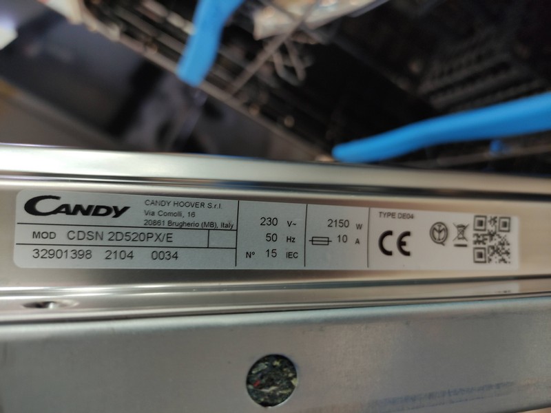 Ugradna Sudo mašina Candy CDSN 2D520PX/E , 15 kompleta