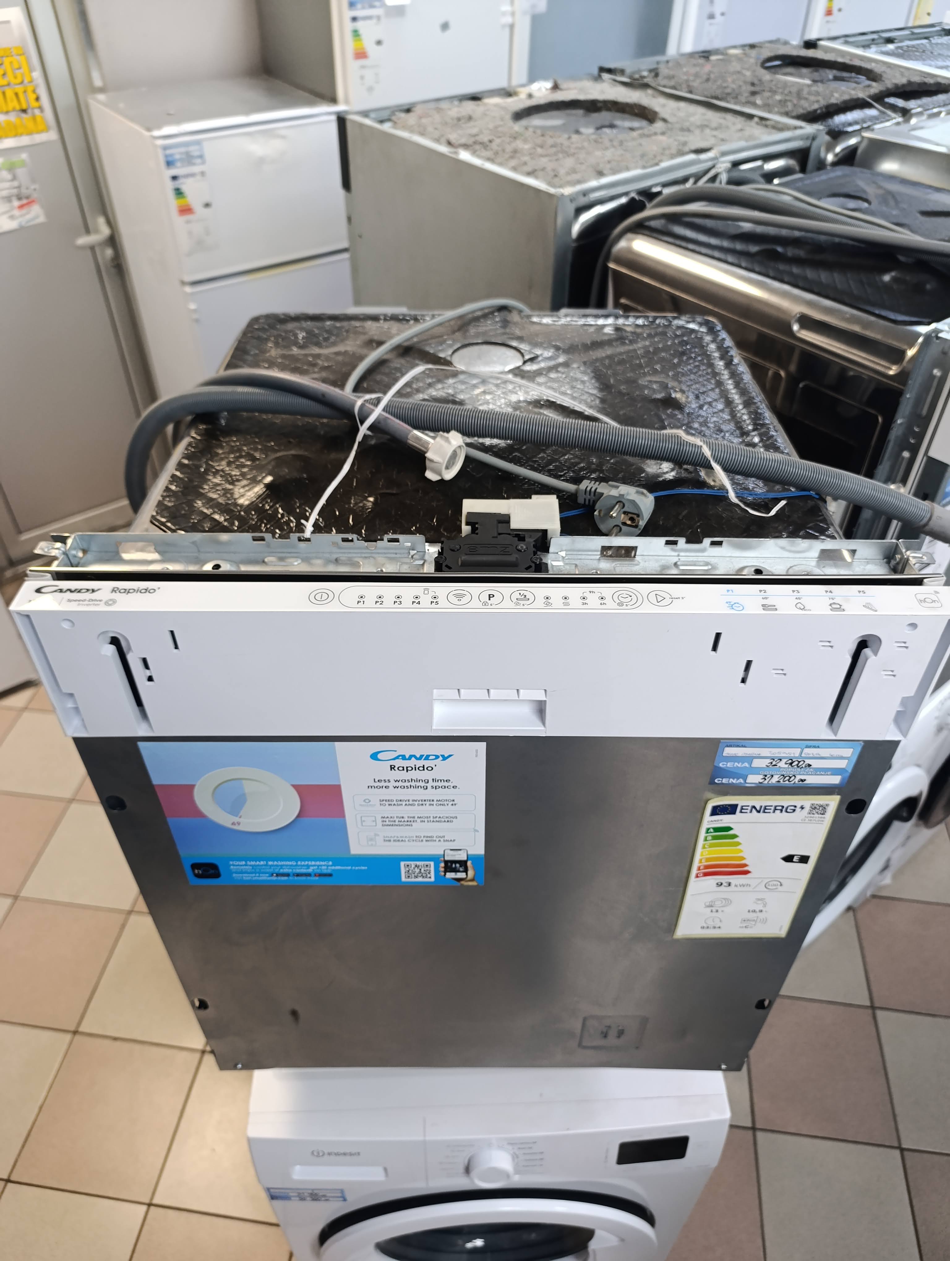Ugradna sudo mašina Candy CI 3E7L0W (3), 13 kompleta
