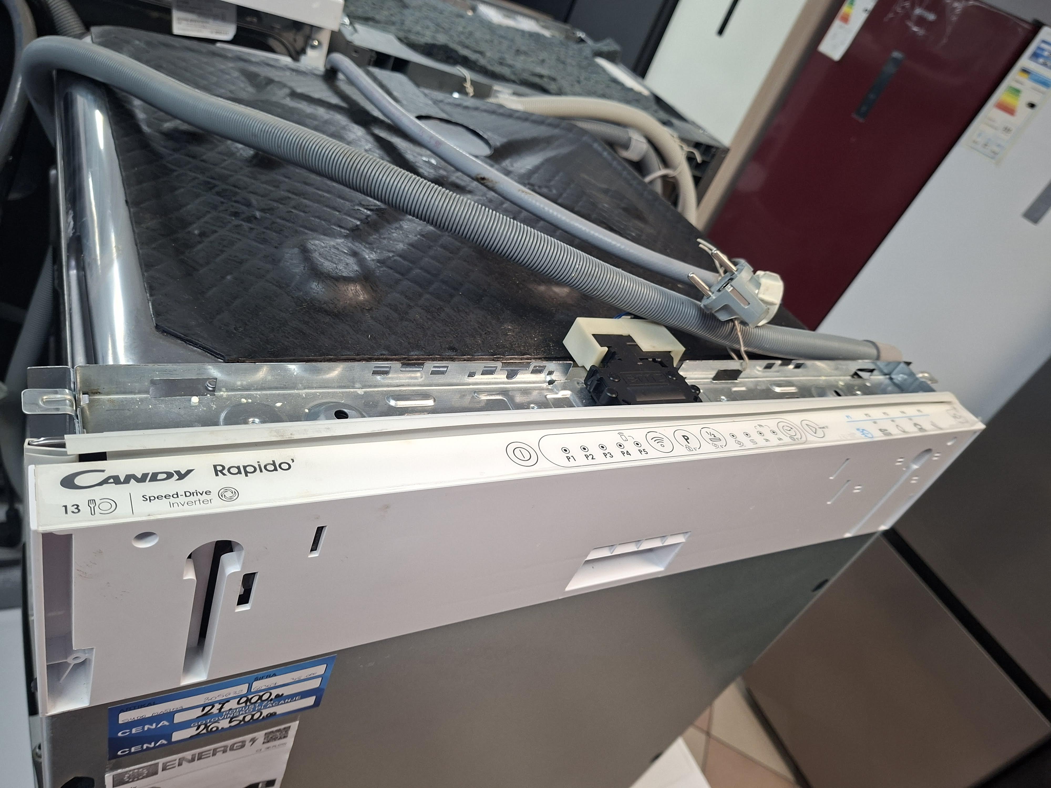 Ugradna sudo mašina Candy CI 3E7L0W, 13 kompleta