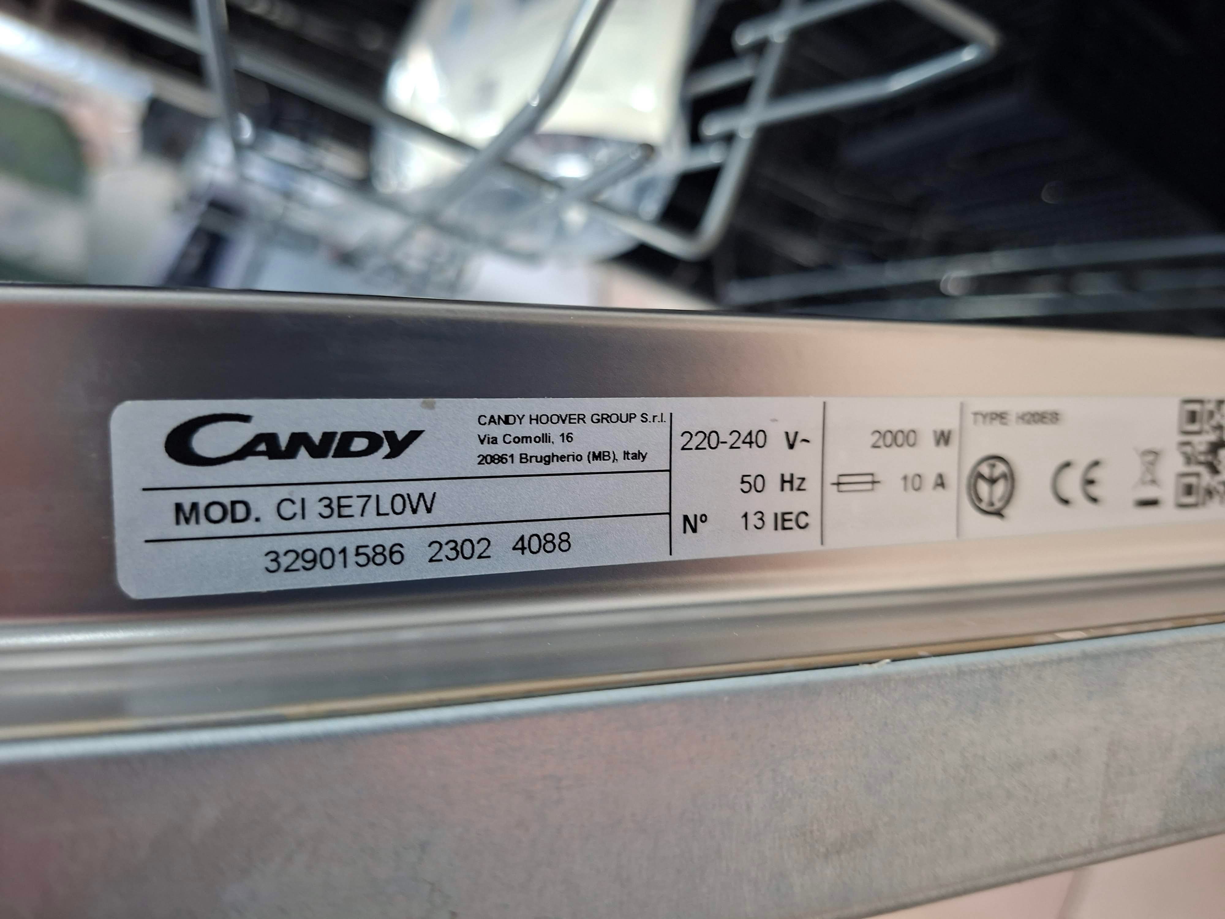 Ugradna sudo mašina Candy CI 3E7L0W, 13 kompleta