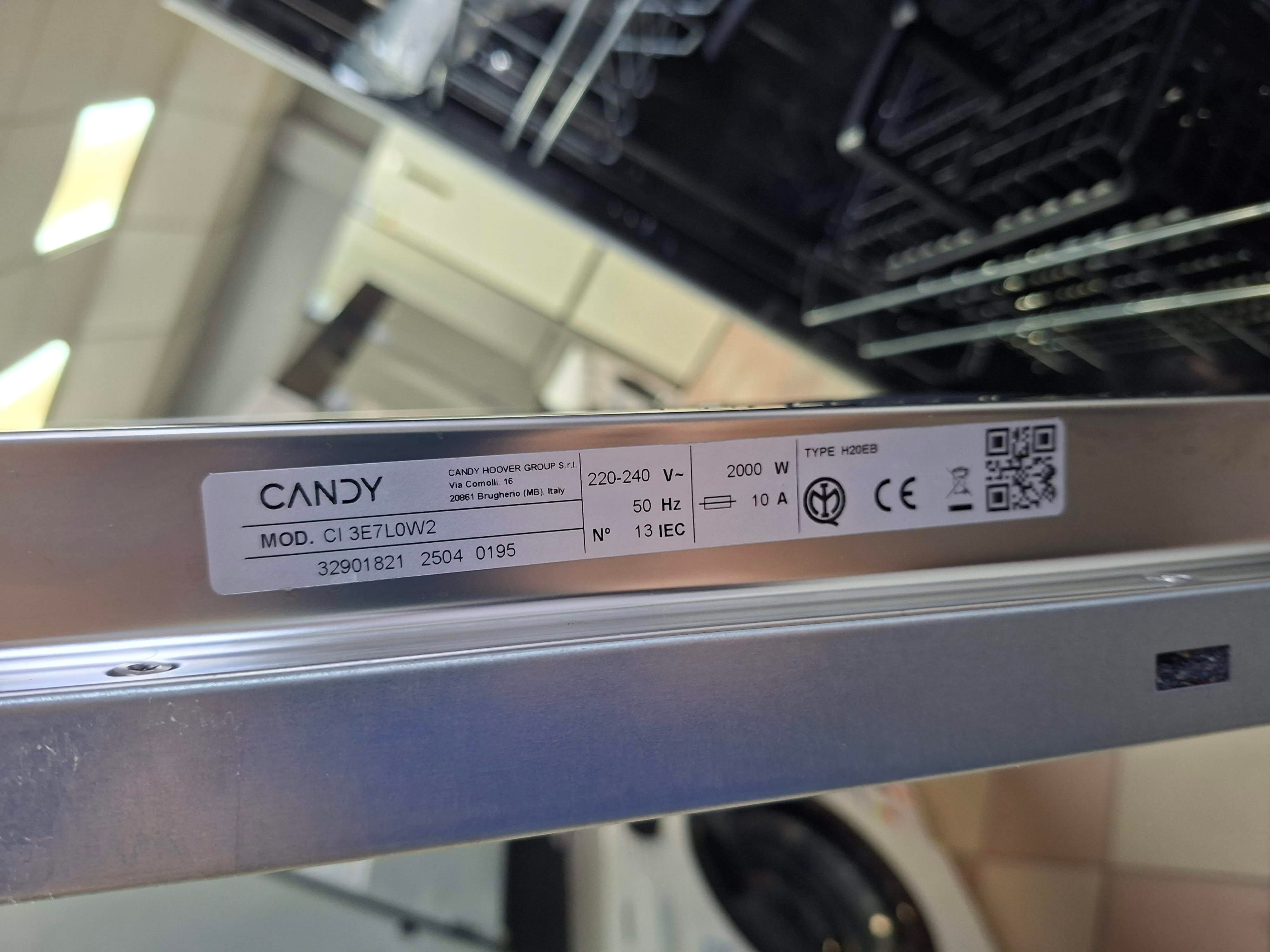Ugradna sudo mašina Candy CI 3E7L0W2, 13 kompleta