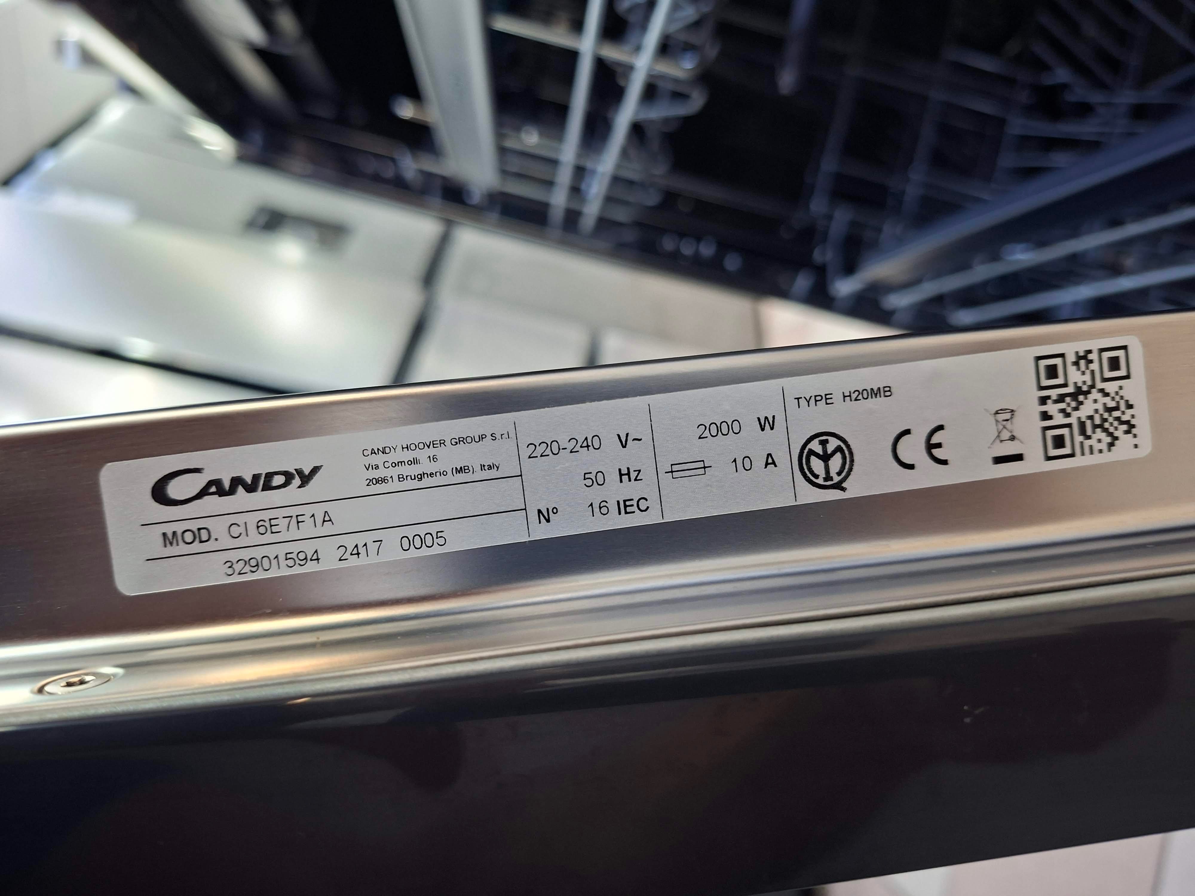 Ugradna sudo mašina Candy CI 6E7F1A , 16 kompleta