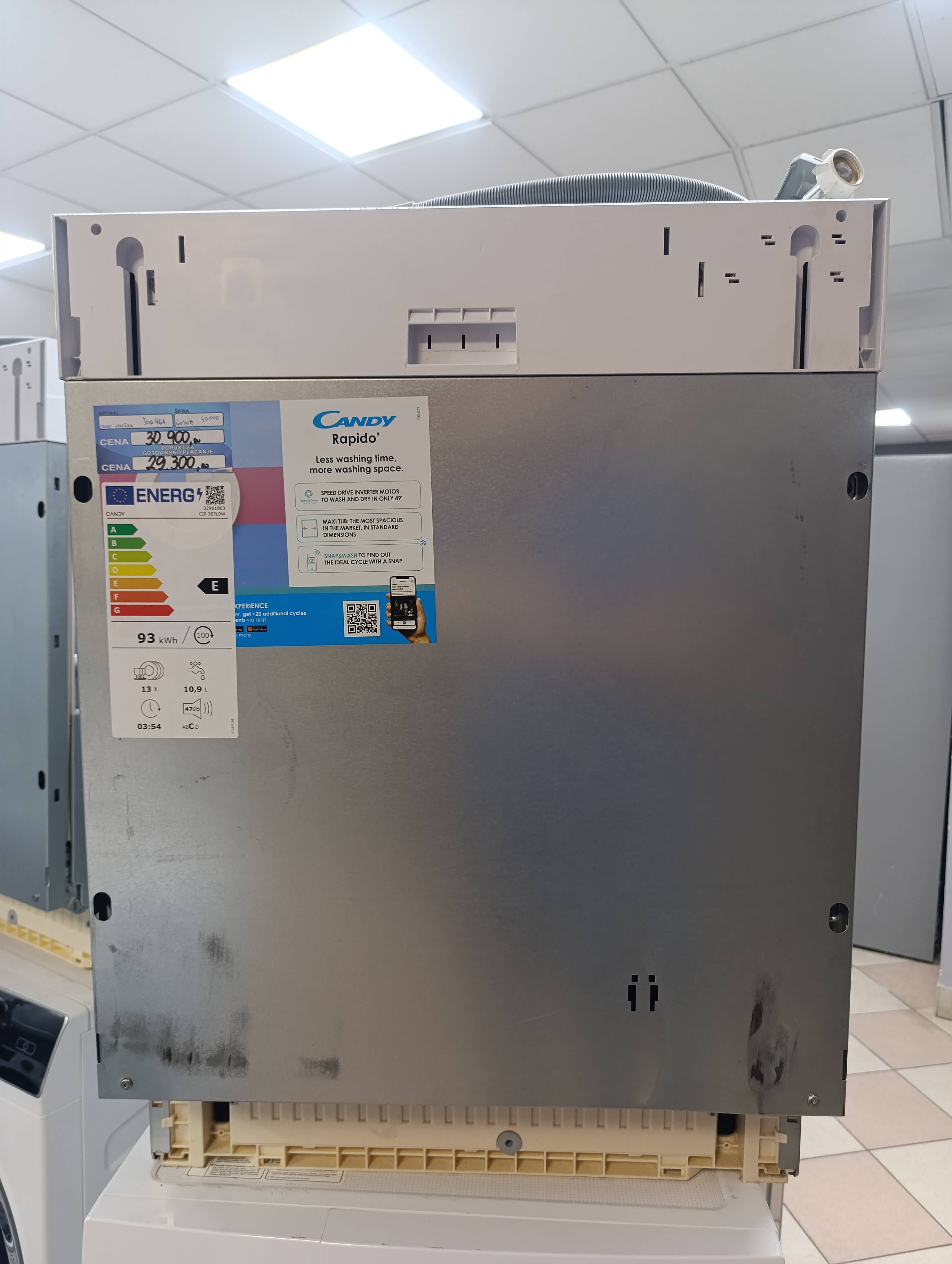 Ugradna Sudo mašina Candy CIP 3E7L0W , 13 kompleta