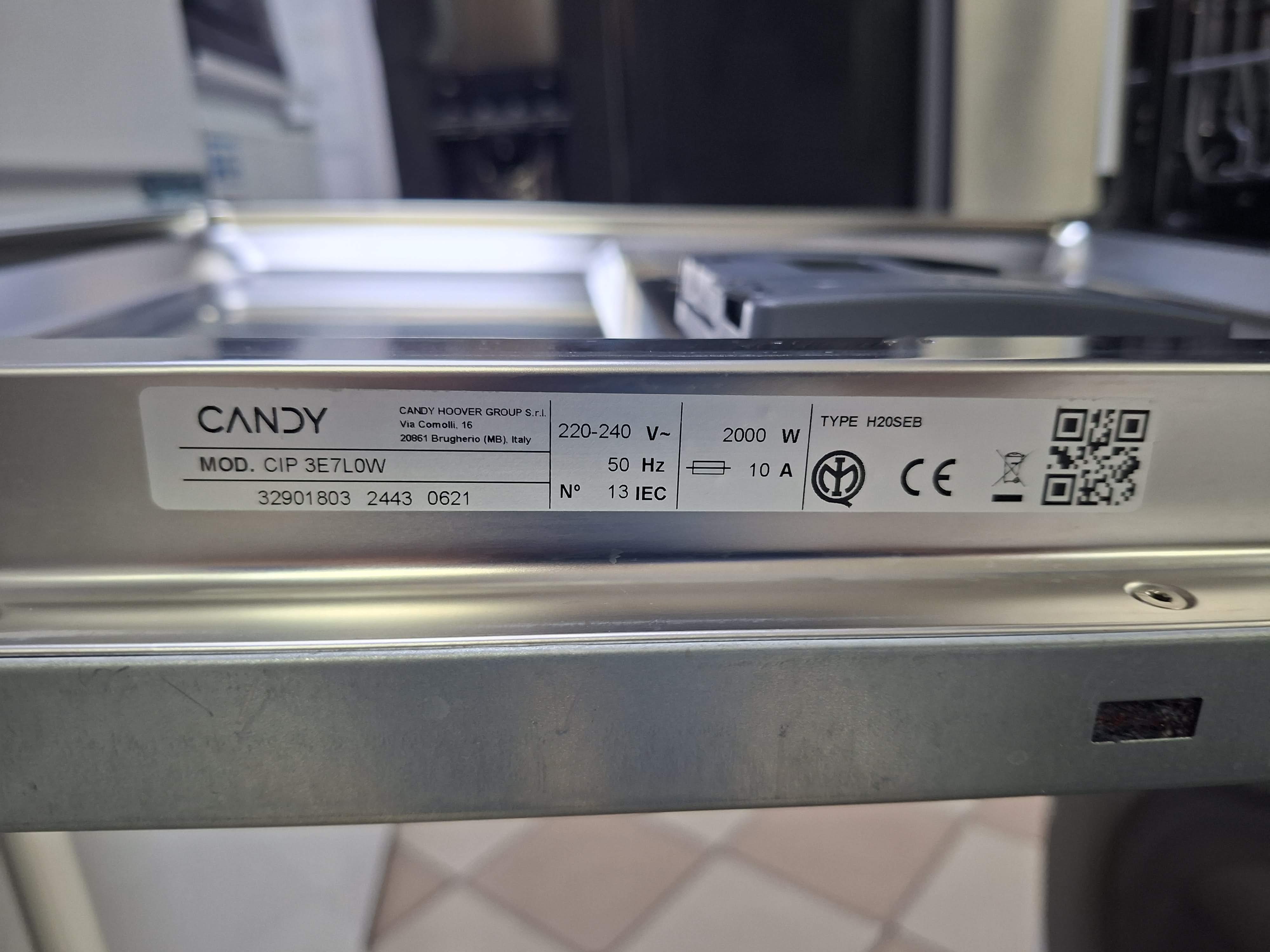 Ugradna Sudo mašina Candy CIP 3E7L0W , 13 kompleta