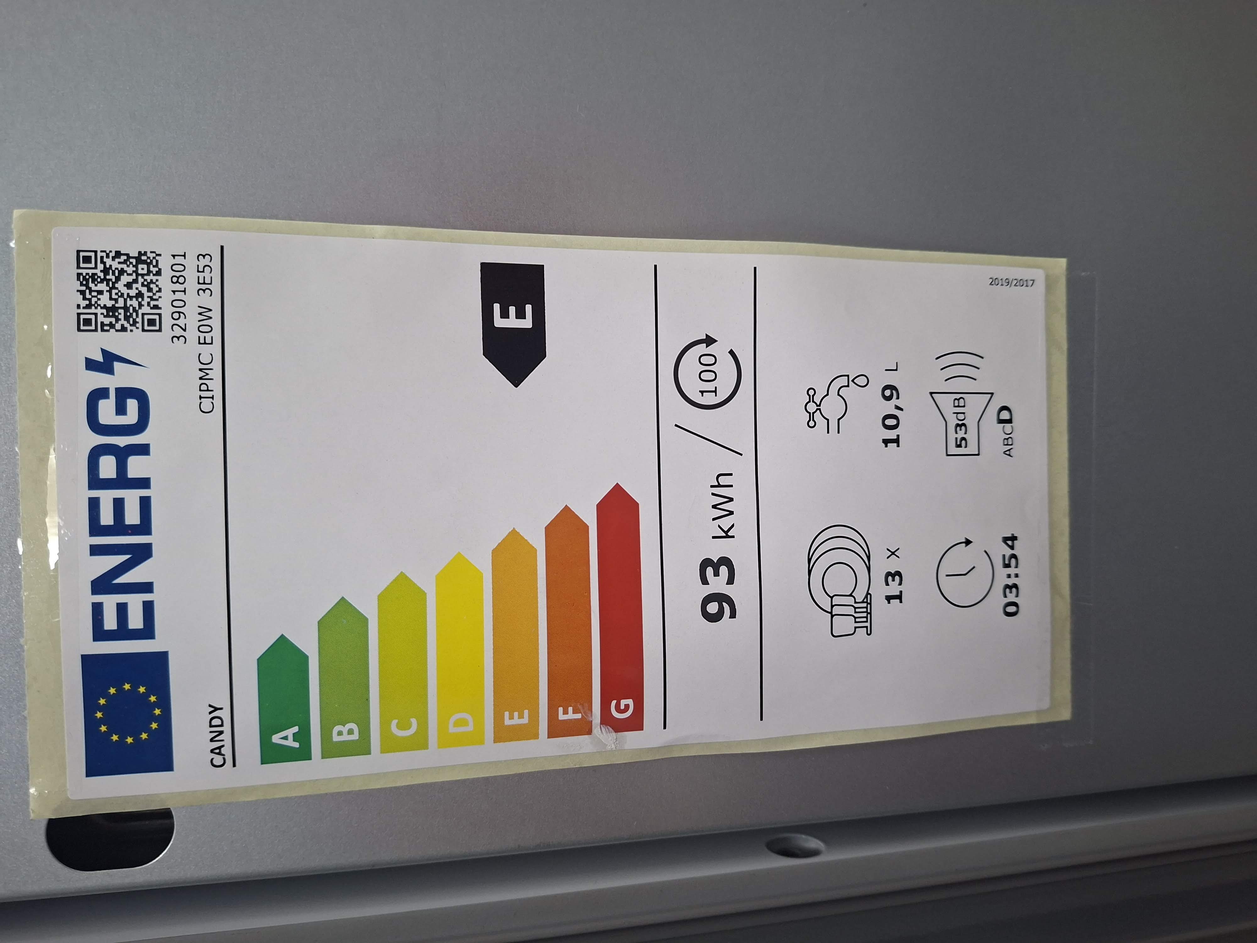 Ugradna sudo mašina Candy CIPMC E0W 3E53 (3) , 13 kompleta