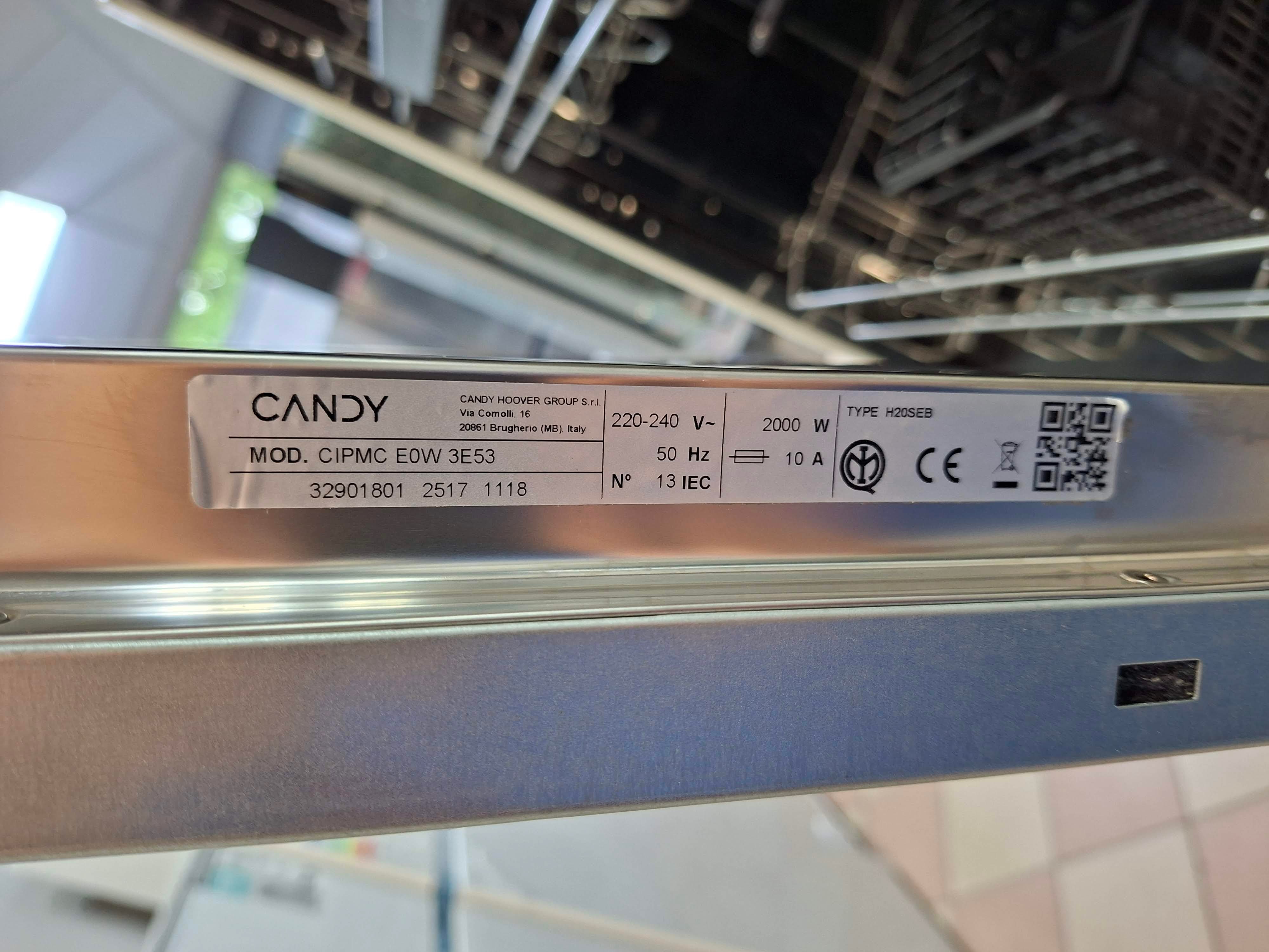 Ugradna sudo mašina Candy CIPMC E0W 3E53 , 13 kompleta