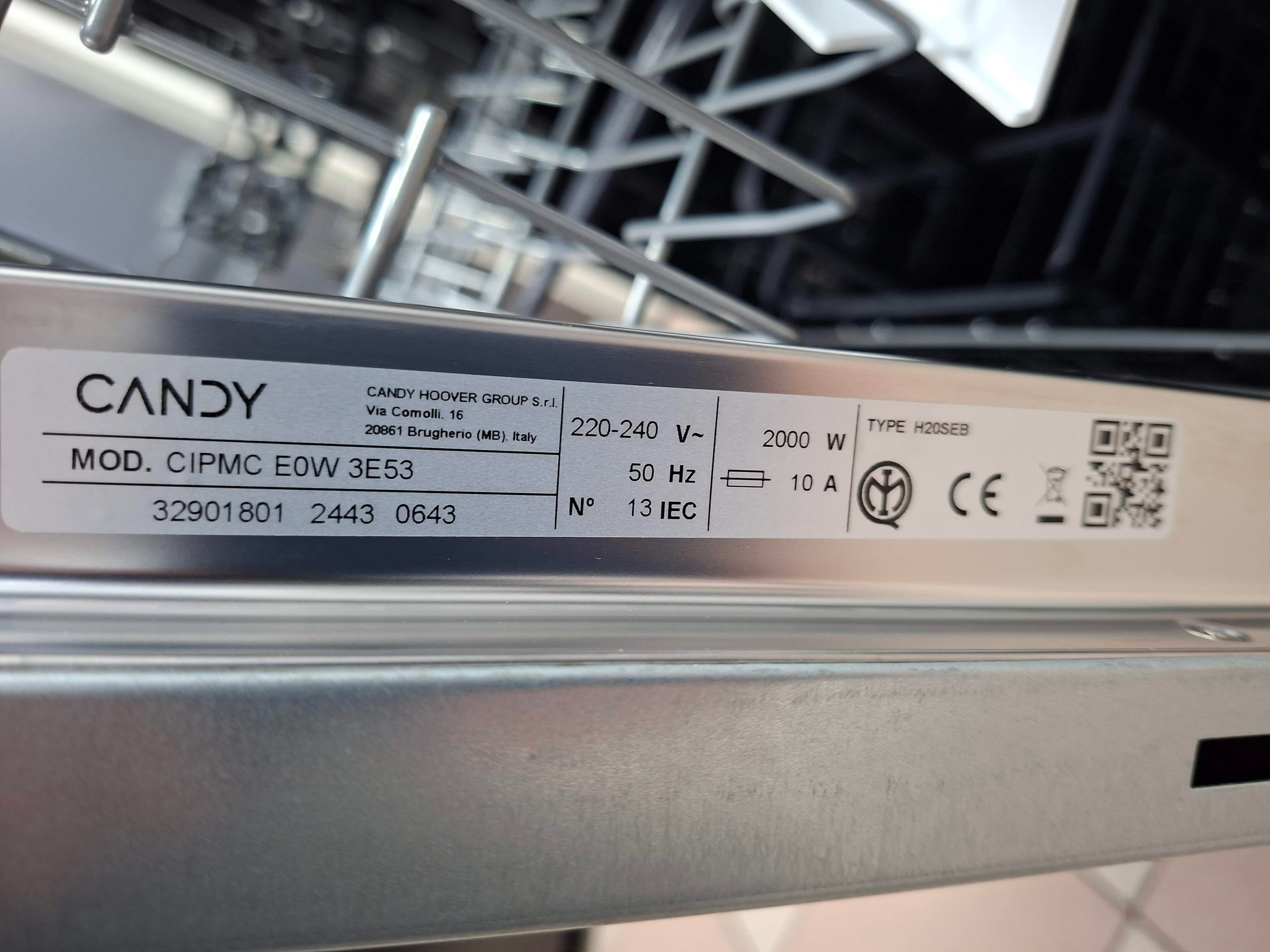 Ugradna sudo mašina Candy CIPMC E0W 3E53 , 13 kompleta