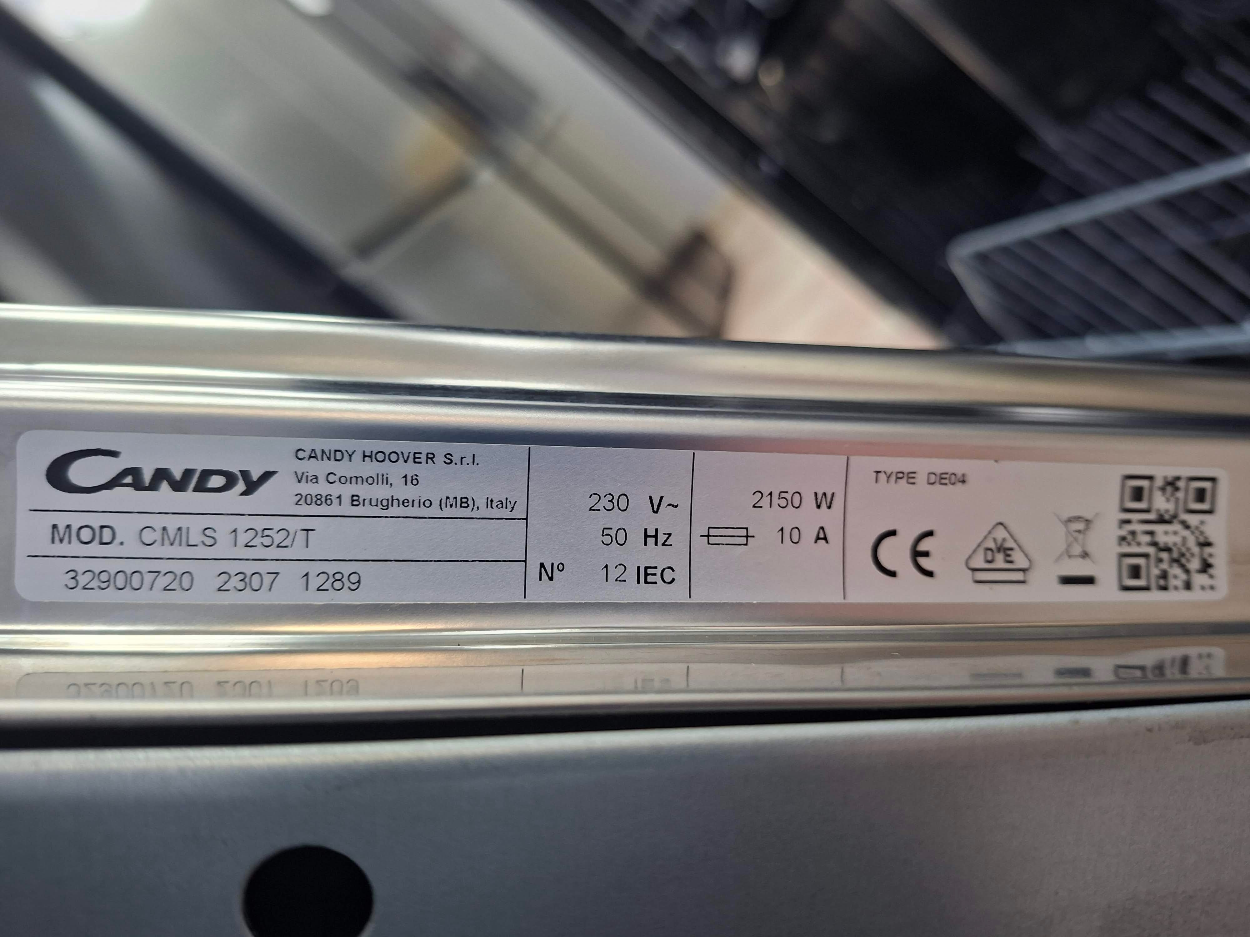 Ugradna sudo mašina Candy CMLS 1252/T, 12 kompleta