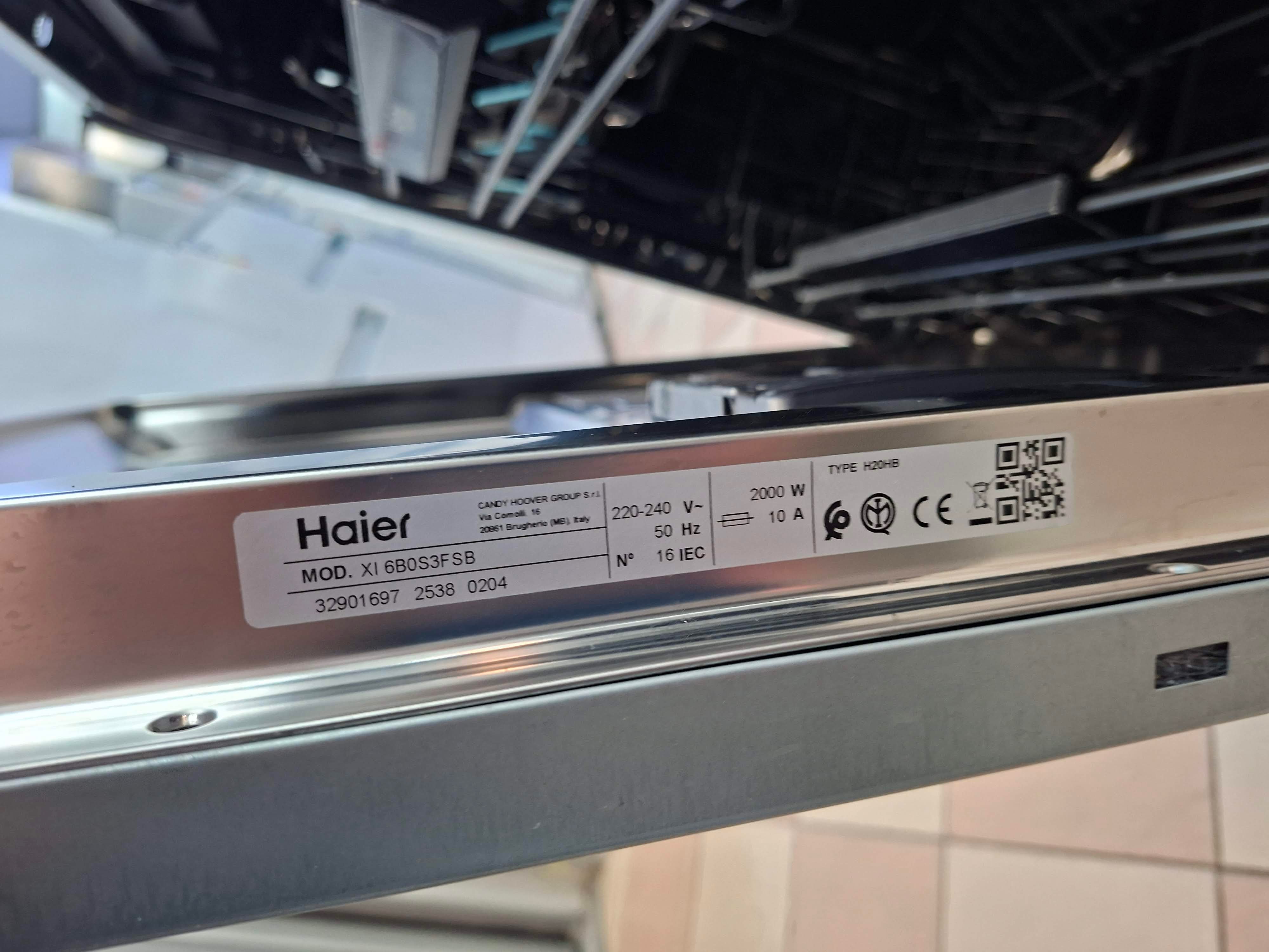 Ugradna Sudo mašina Haier XI 6B0S3FSB (2), 16 kompleta