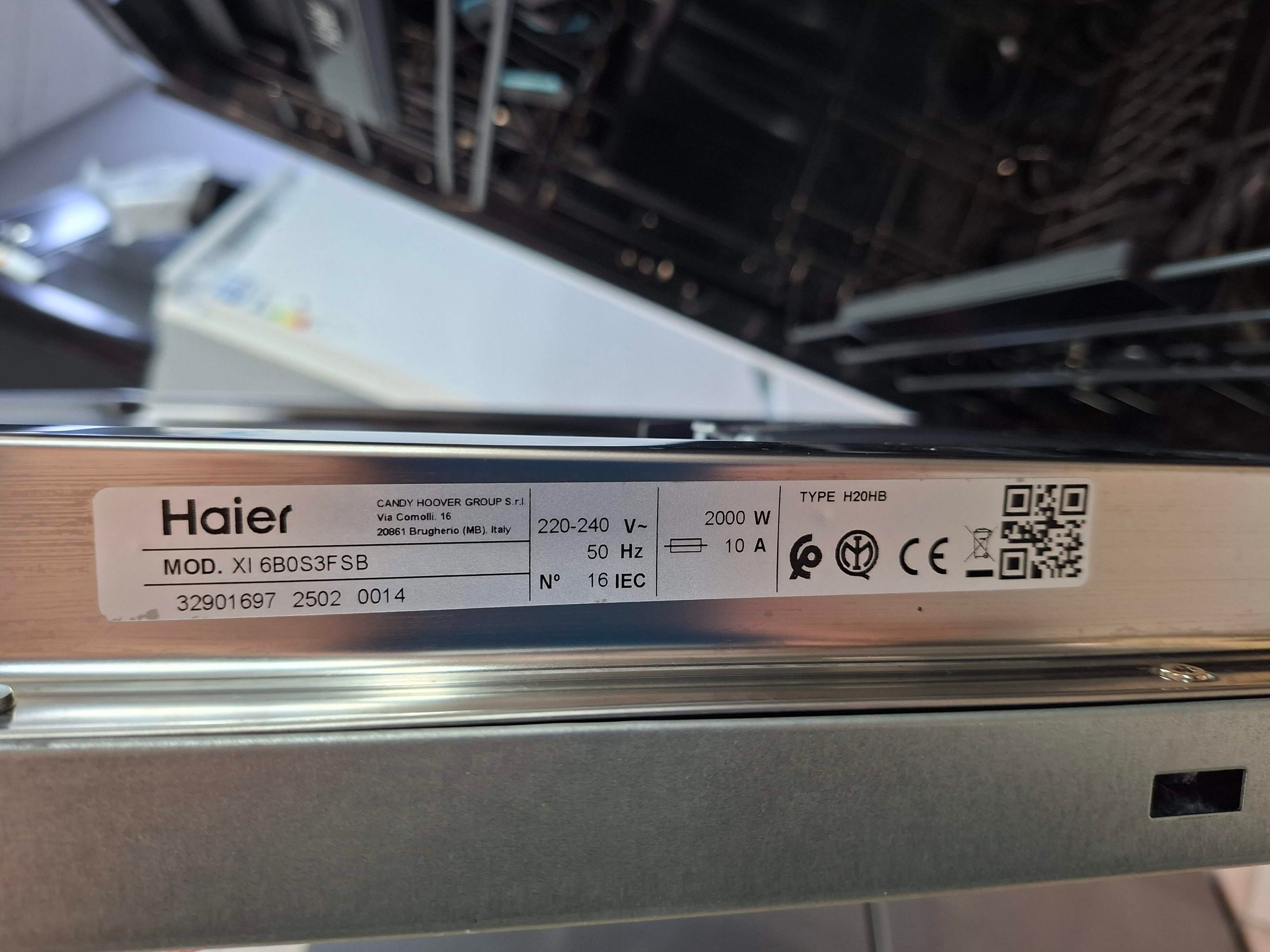 Ugradna Sudo mašina Haier XI 6B0S3FSB, 16 kompleta