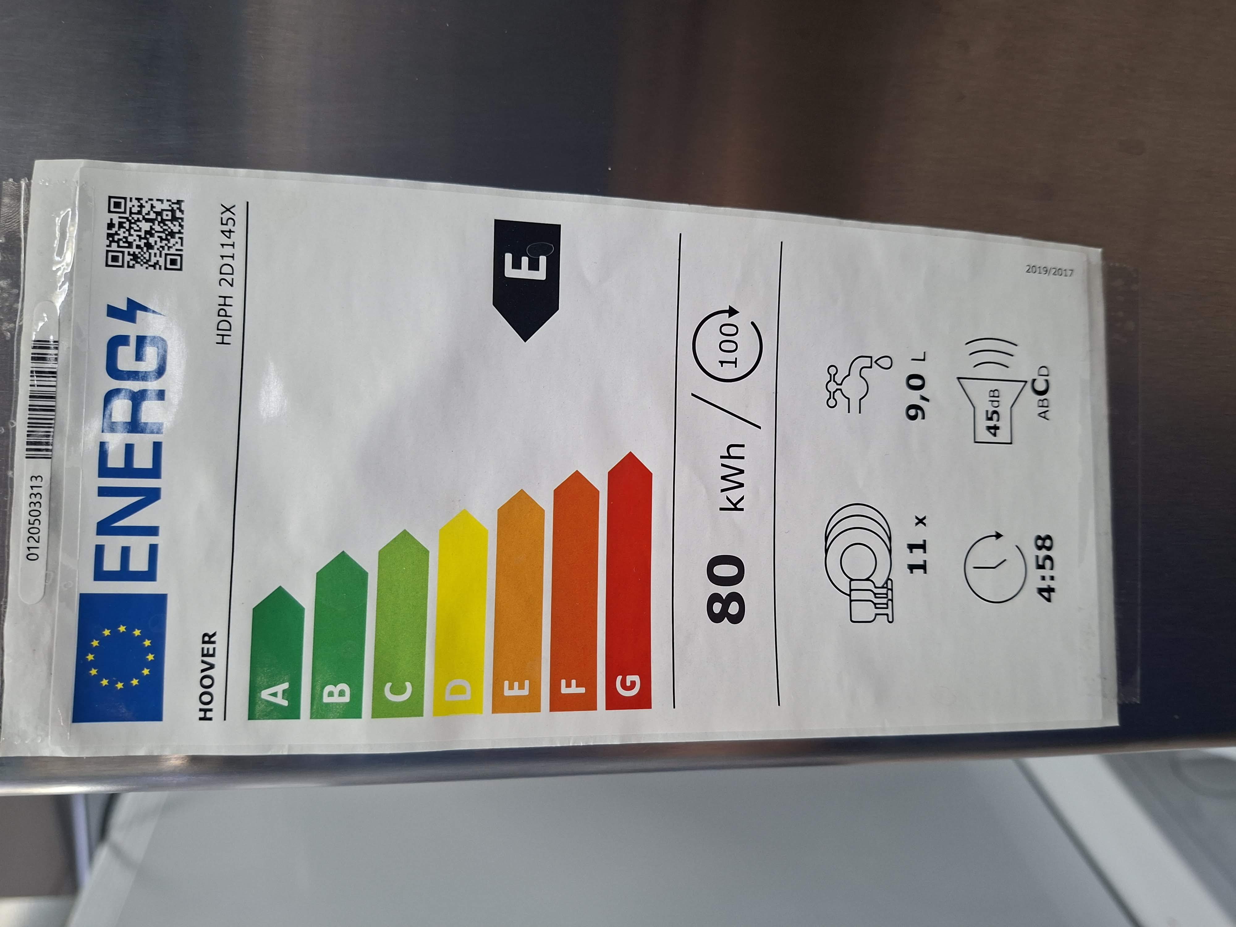 Ugradna Sudo mašina Hoover HDPH 2D1145X , 11 kompleta