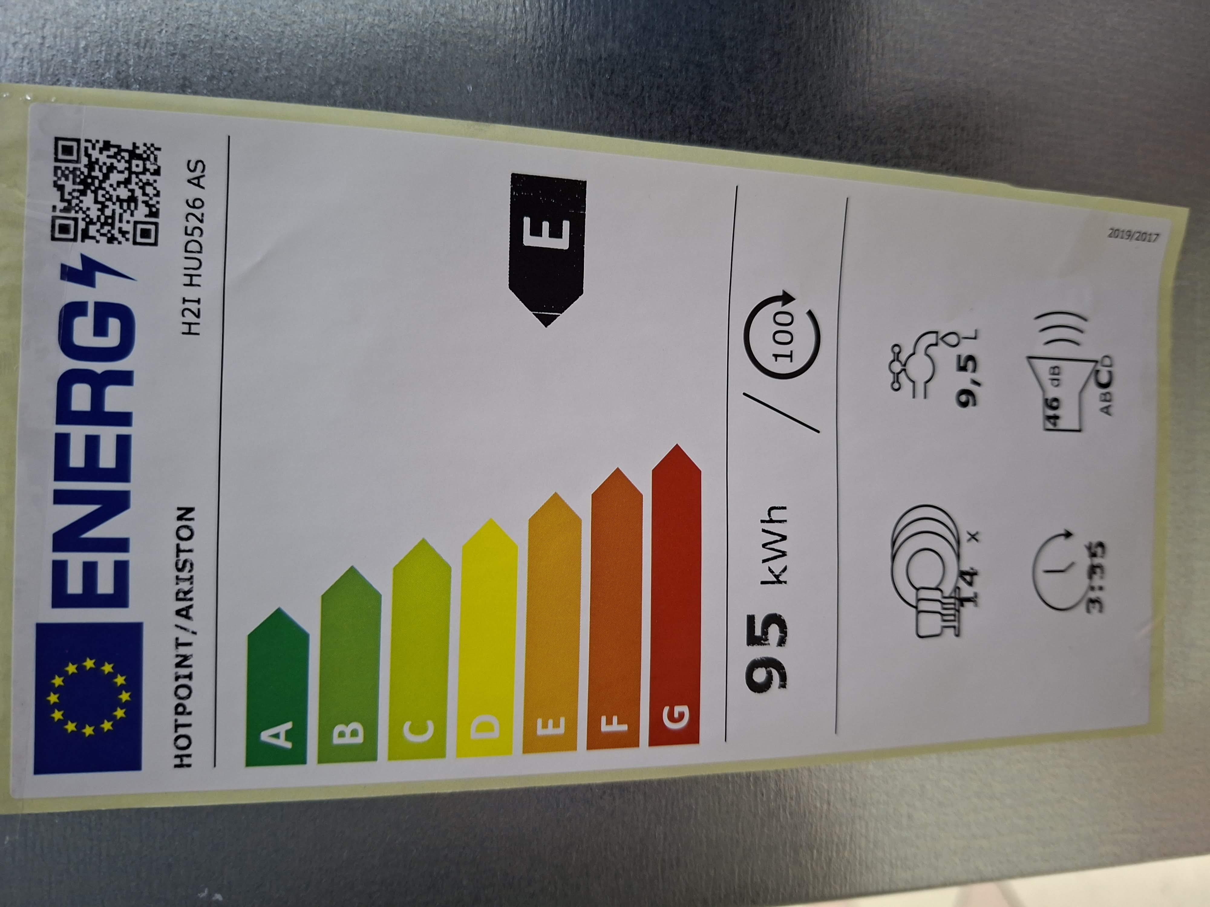 Ugradna sudo mašina Hotpoint Ariston H2I HD526 AS