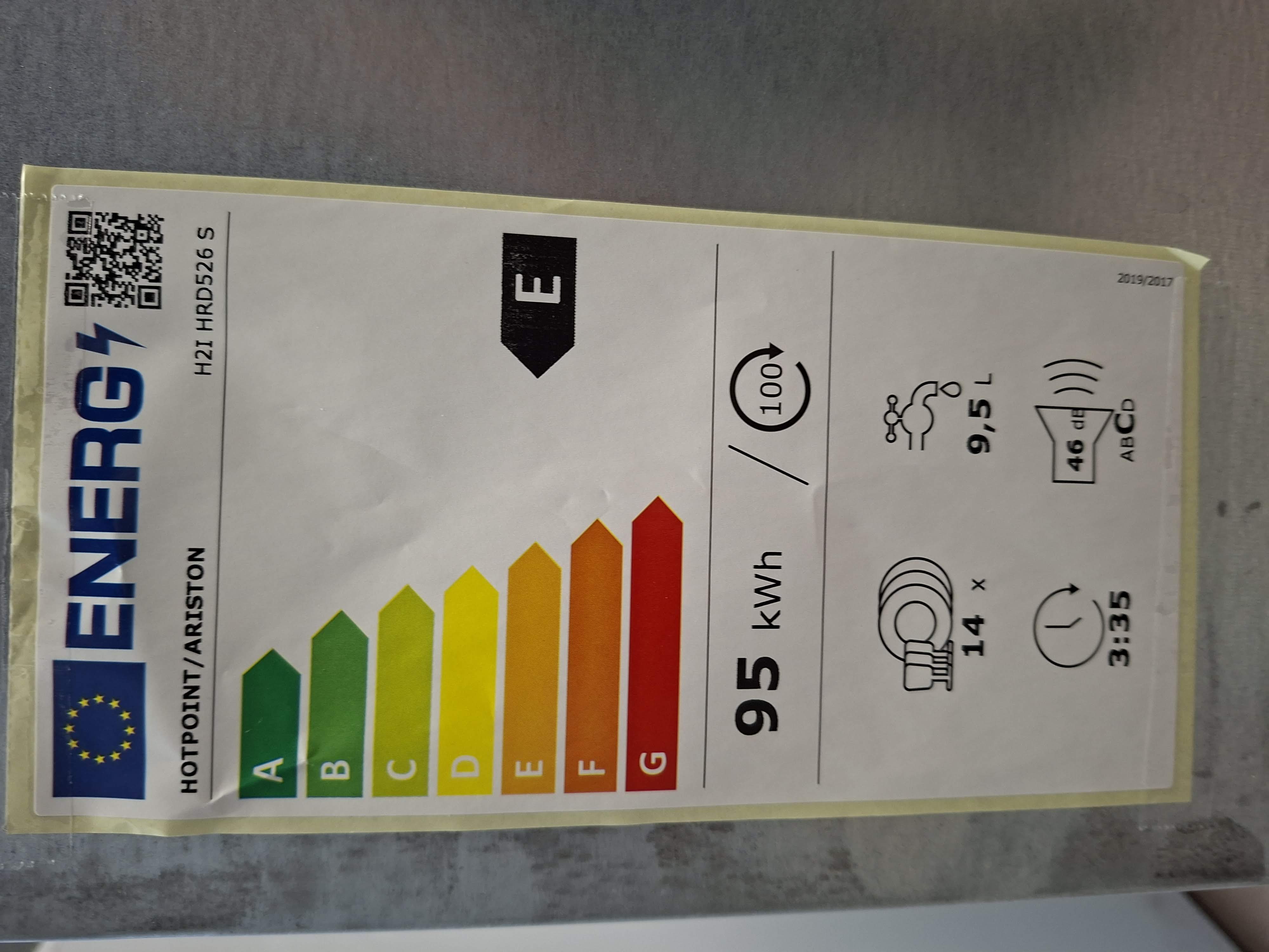 Ugradna sudo mašina Hotpoint Ariston H2I HRD526 S