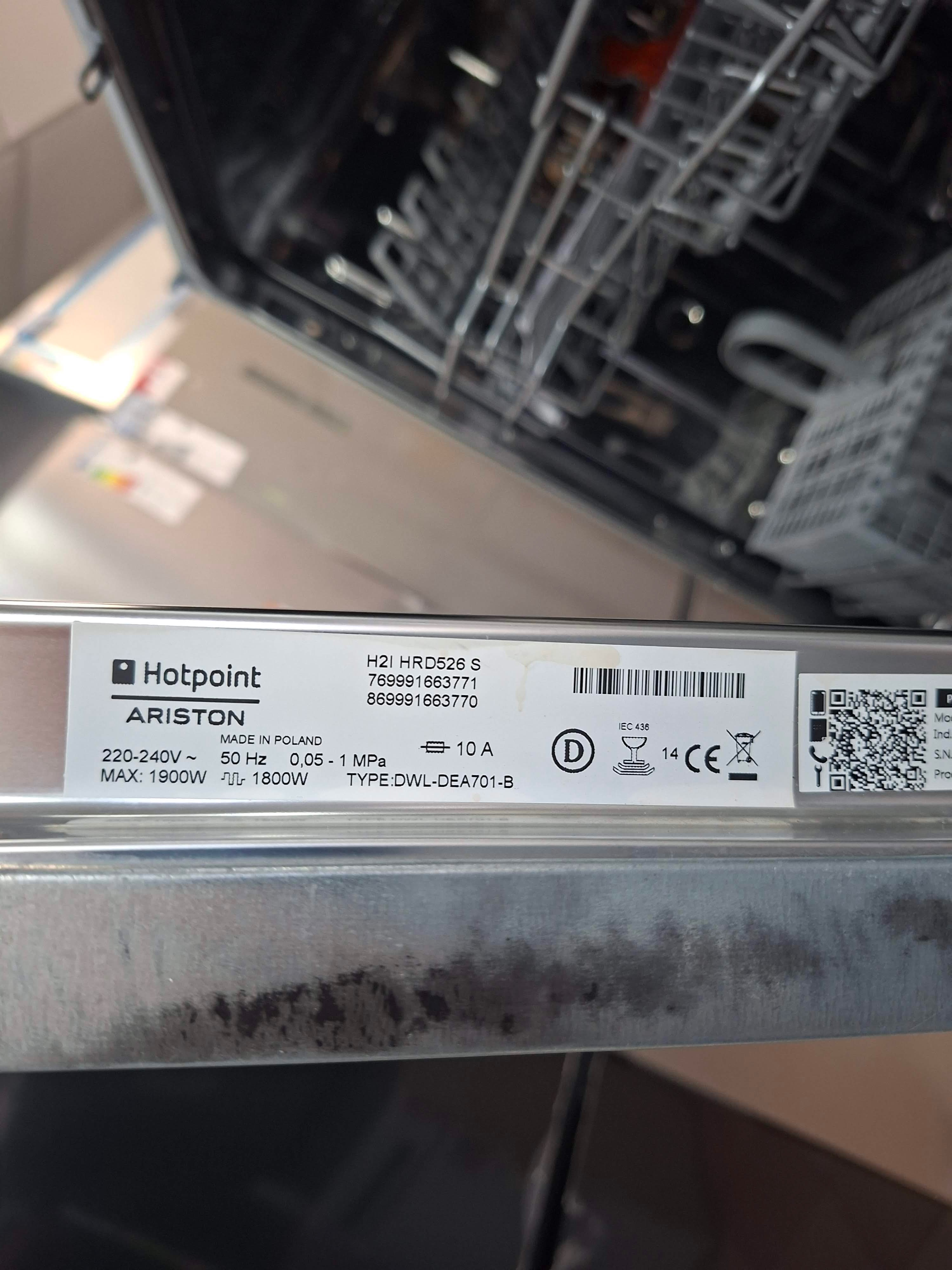 Ugradna sudo mašina Hotpoint Ariston H2I HRD526 S