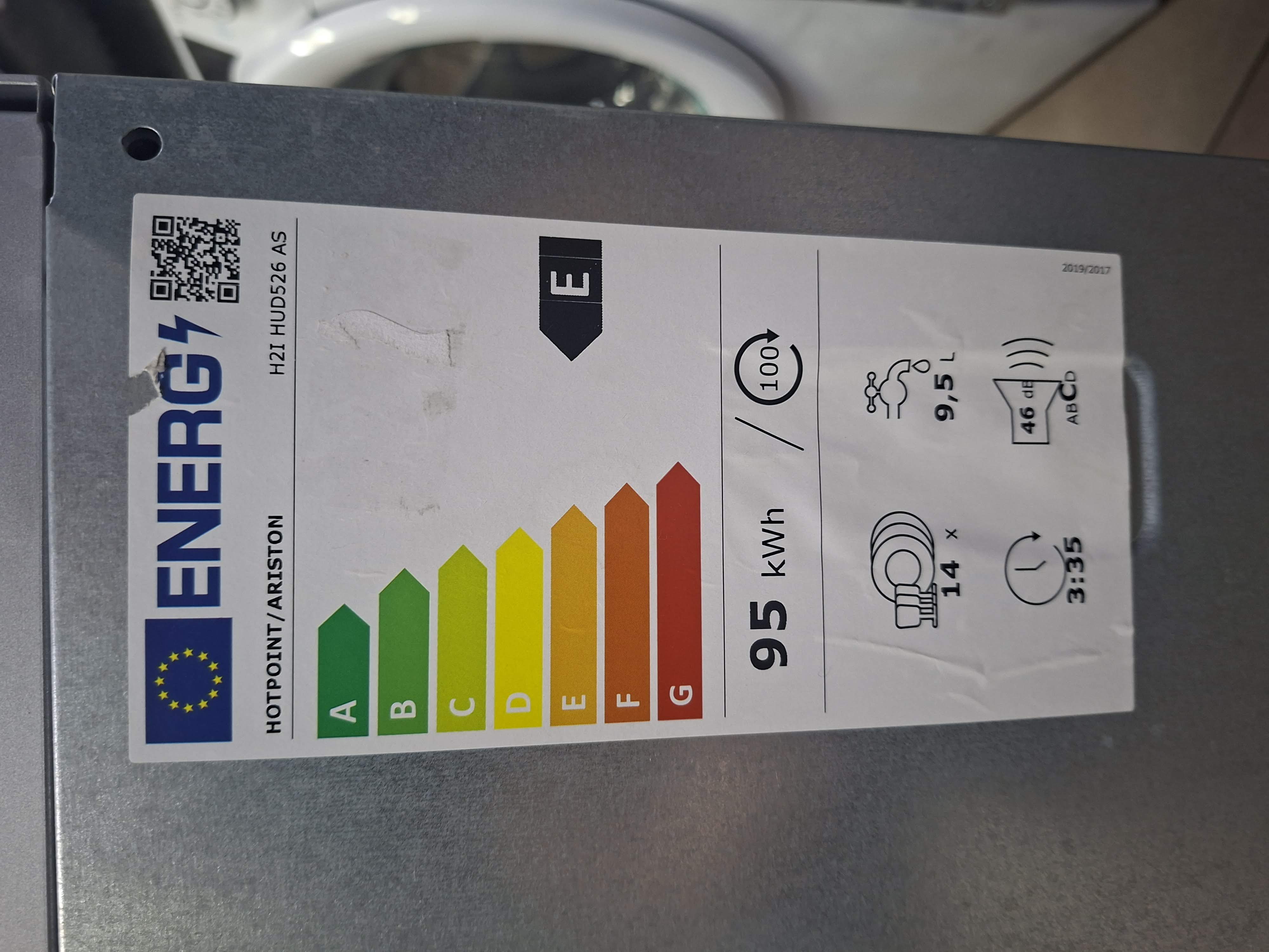 Ugradna sudo mašina Hotpoint Ariston H2I HUD526 AS