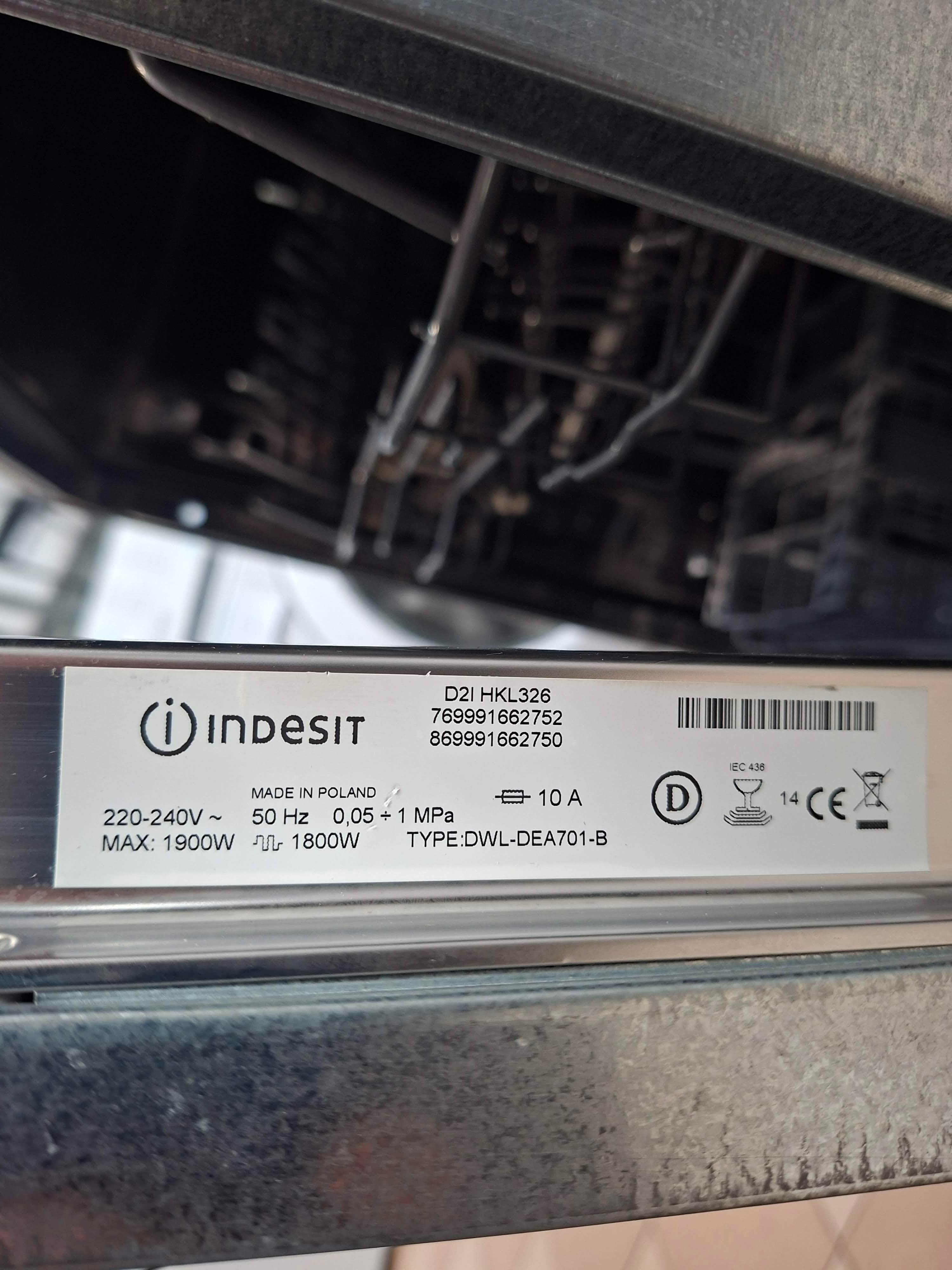 Ugradna sudo mašina Indesit D2I HKL326 , 14 kompleta