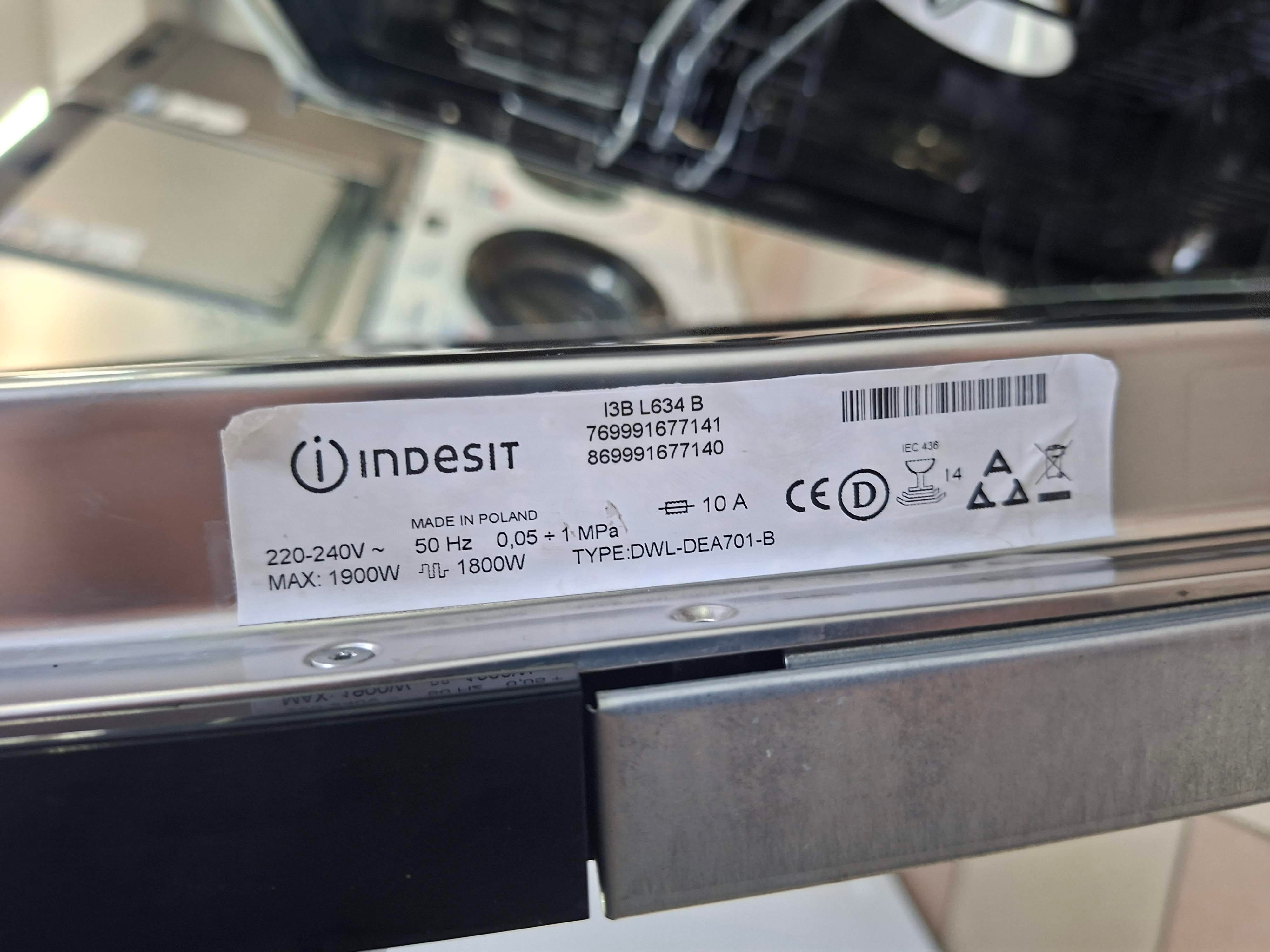 Ugradna sudo mašina Indesit I3B L634 B (2), 60cm