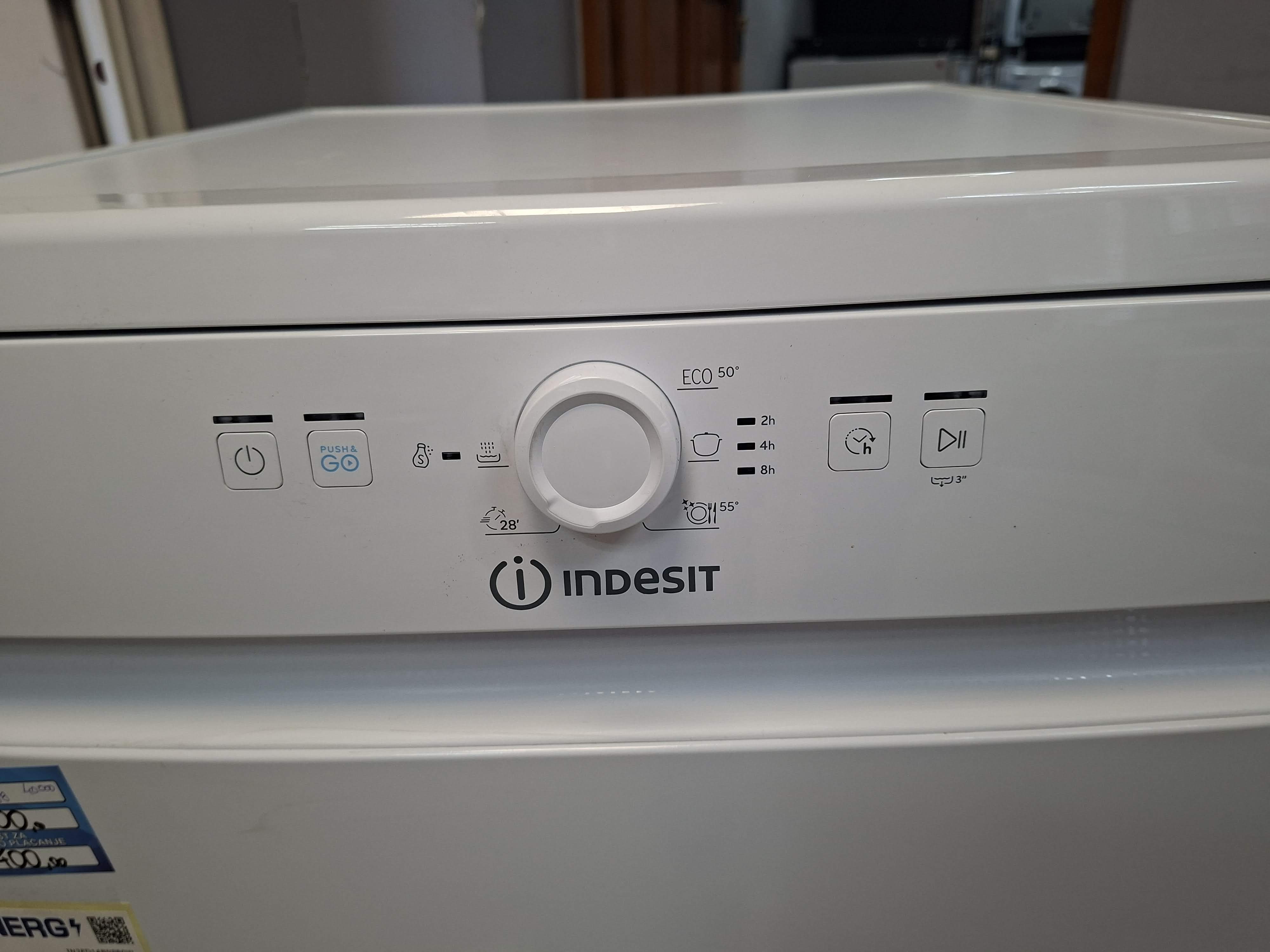 Ugradna sudo mašina Indesit IN2FD14BNP80W, 14 kompleta