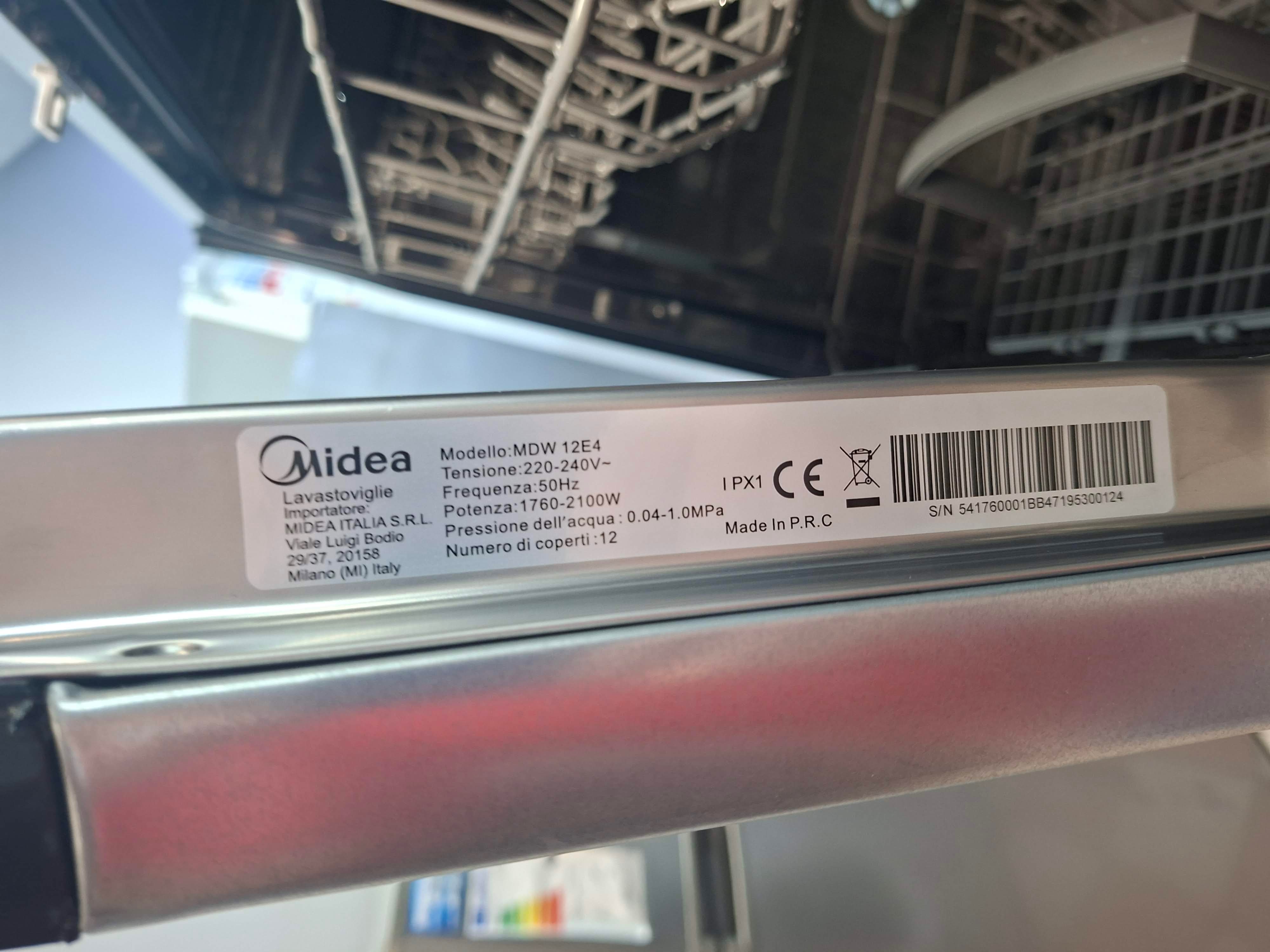 Ugradna sudo mašina Midea MDW 12E4, 12 kompleta