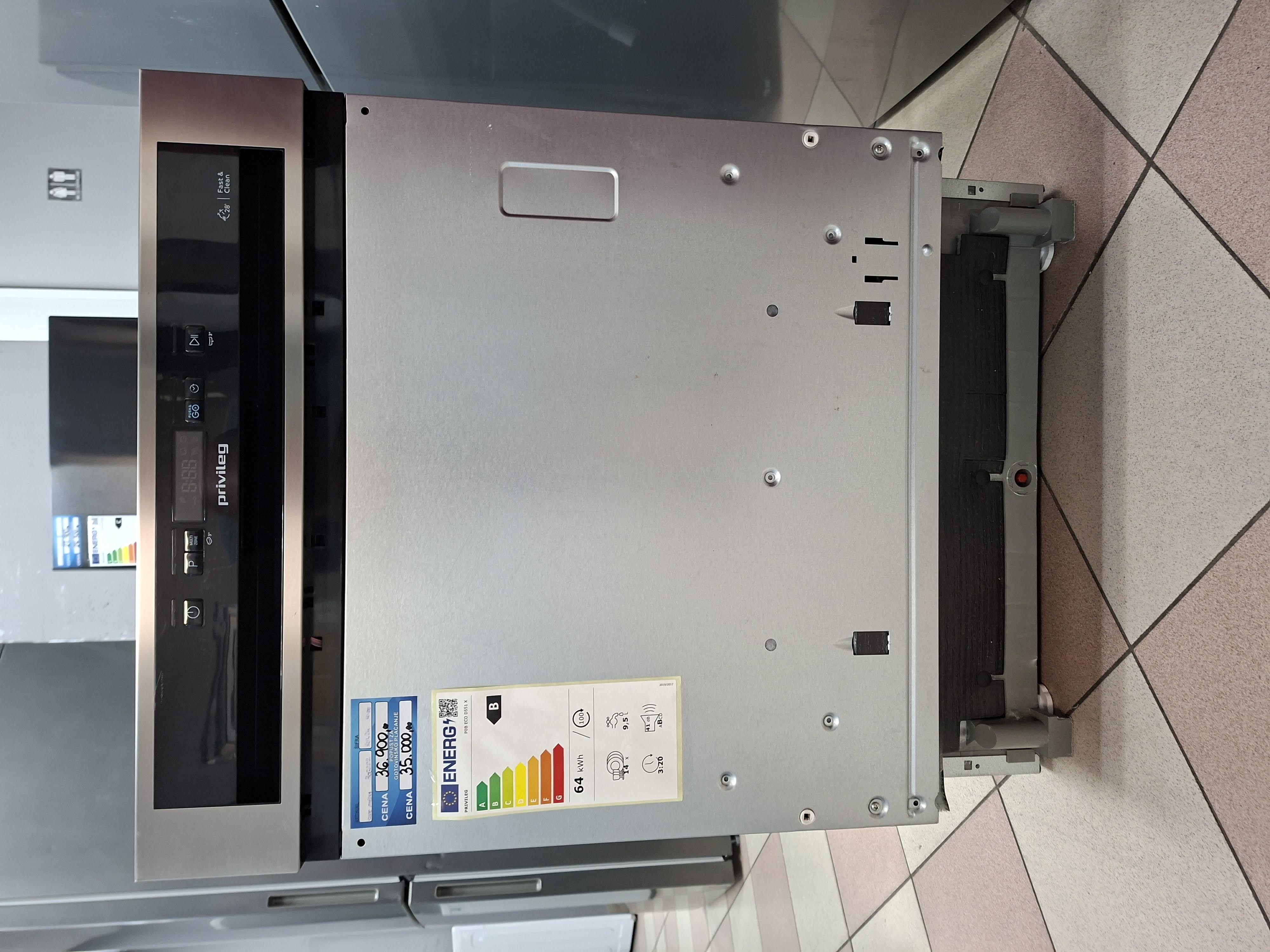 Ugradna sudo mašina Privileg P0B ECO D551 X (2), 60 cm.