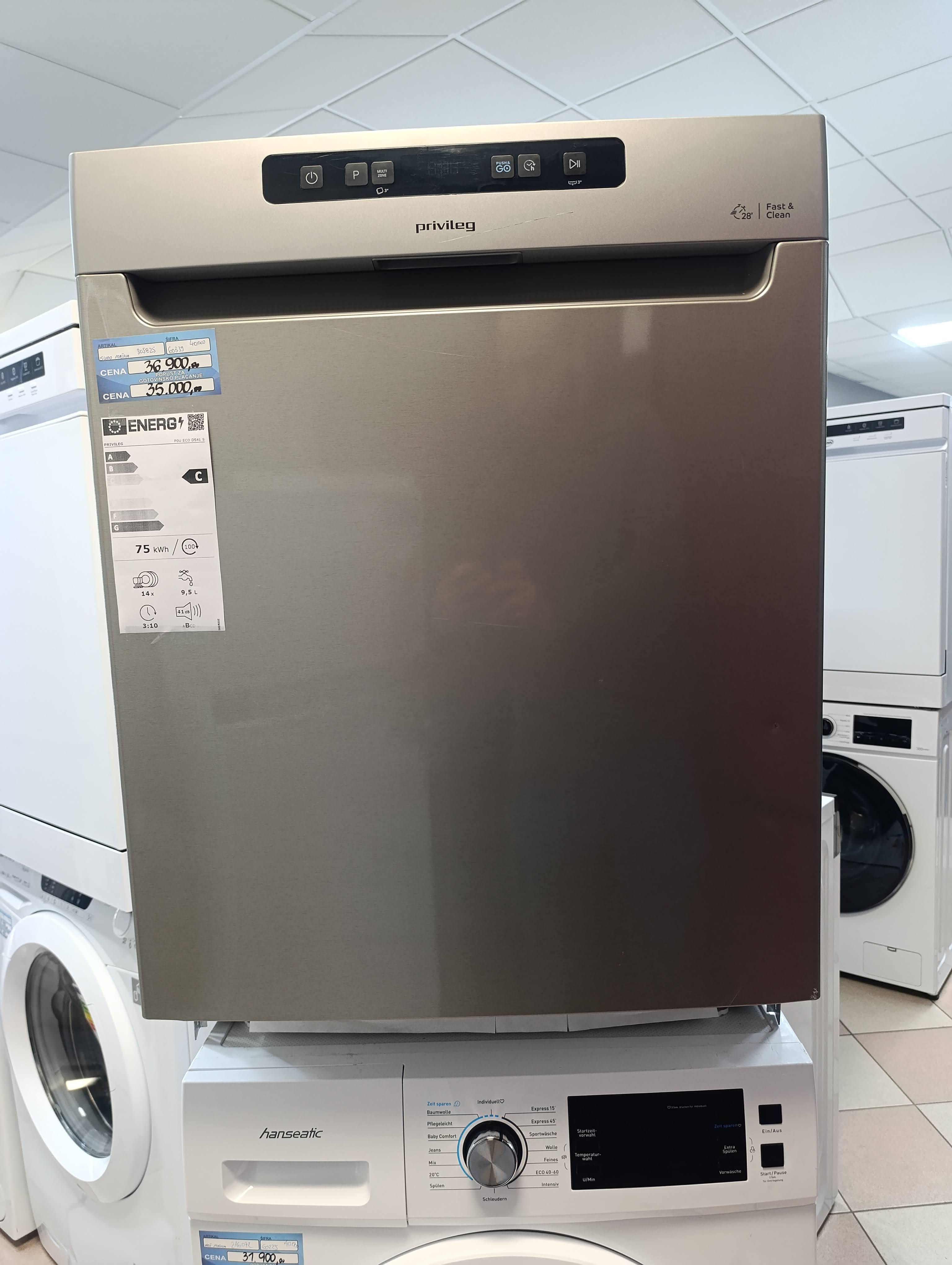 Ugradna Sudo mašina Privileg P0U ECO D541 S , 14 kompleta