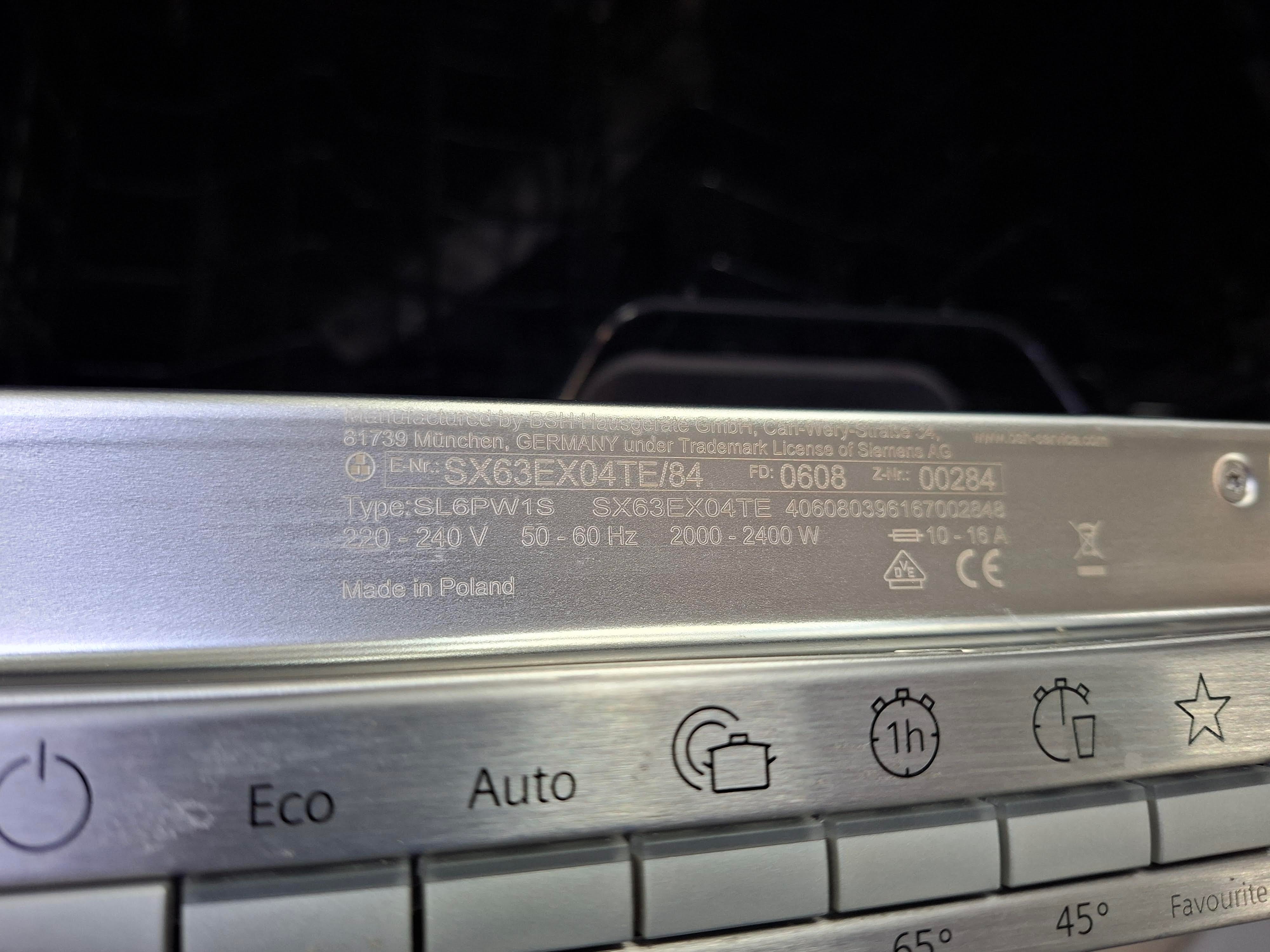 Ugradna Sudo mašina Simens SX63EX04TE/01 IQ300 , 13 kompleta