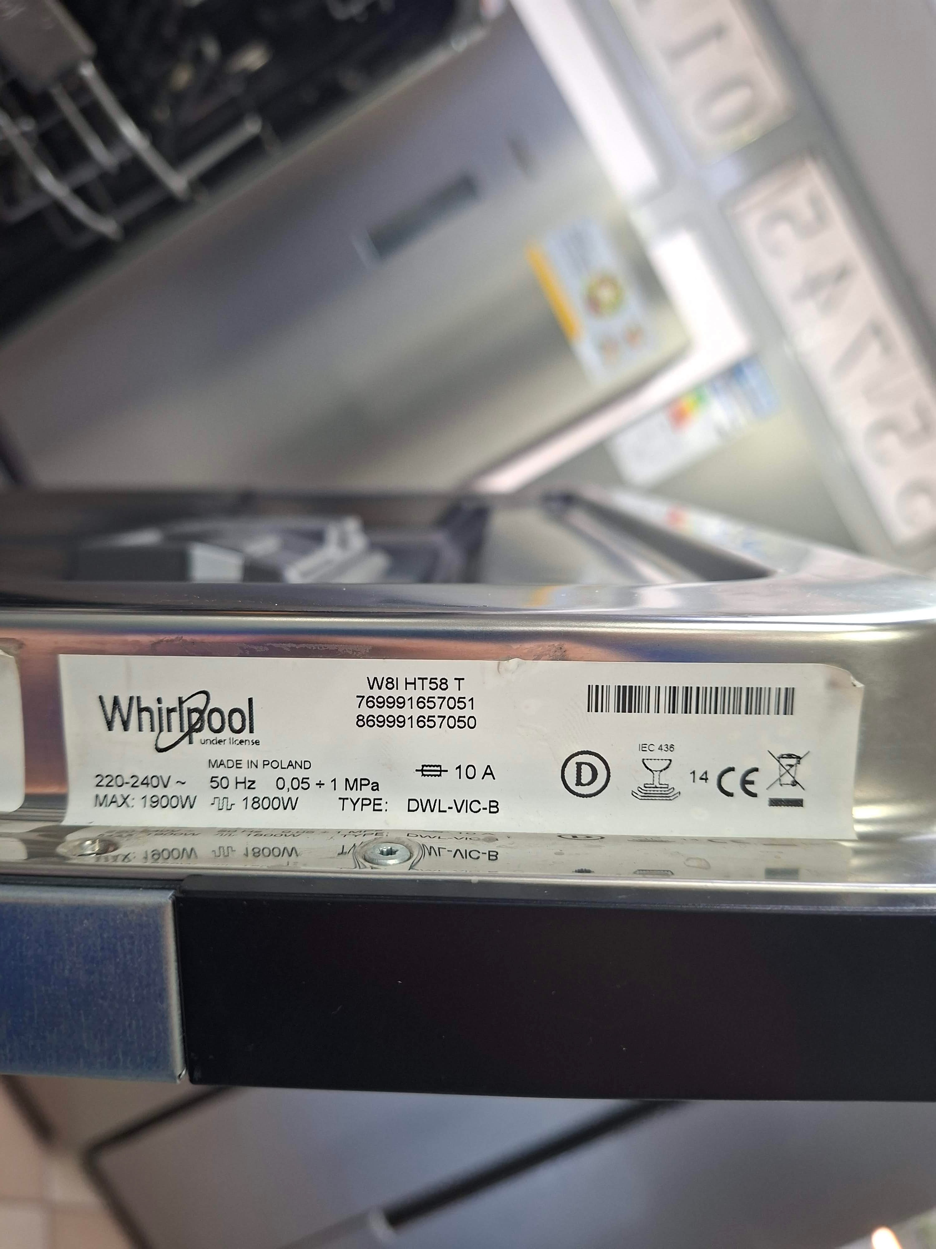 Ugradna Sudo mašina Whirlpool W8I HT58 T , 14 komplet