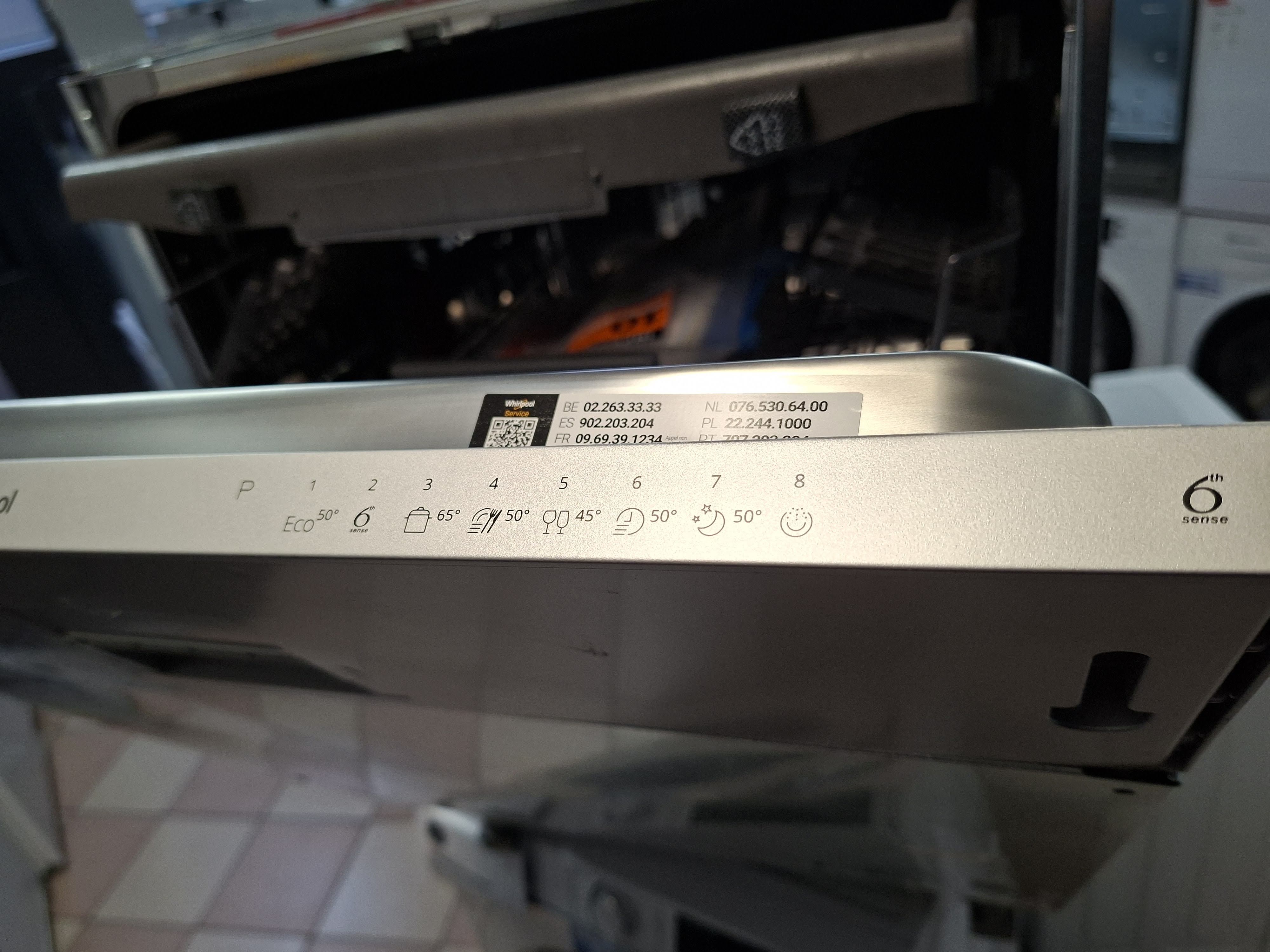 Ugradna Sudo mašina Whirlpool WIC 3C26 F, 14 kompleta